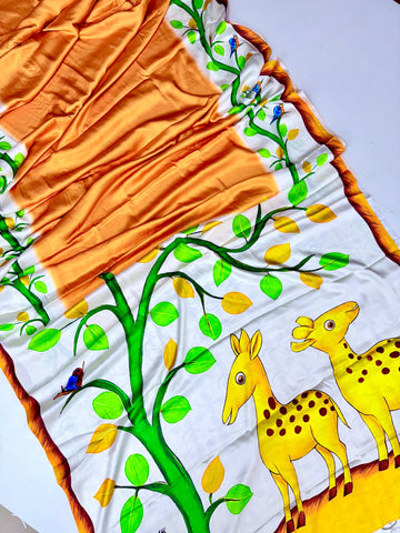 Pure Crape Saree