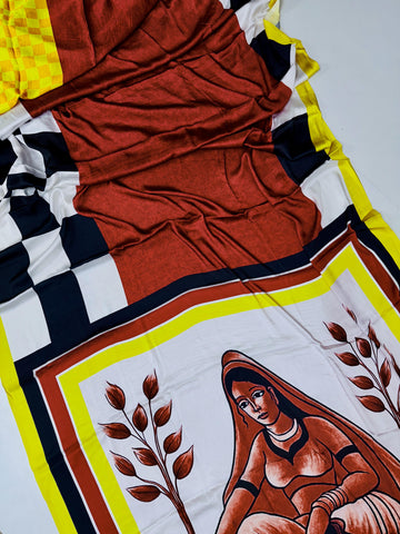 Pure Crape Saree