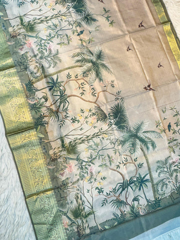 Pure Russian Tussar Sarees