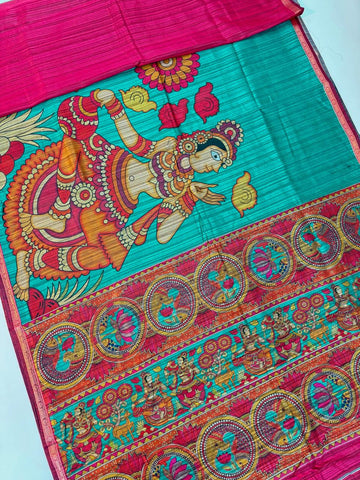 Kalankari Tussar Sarees