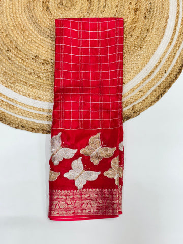 Chinon Chiffon Saree