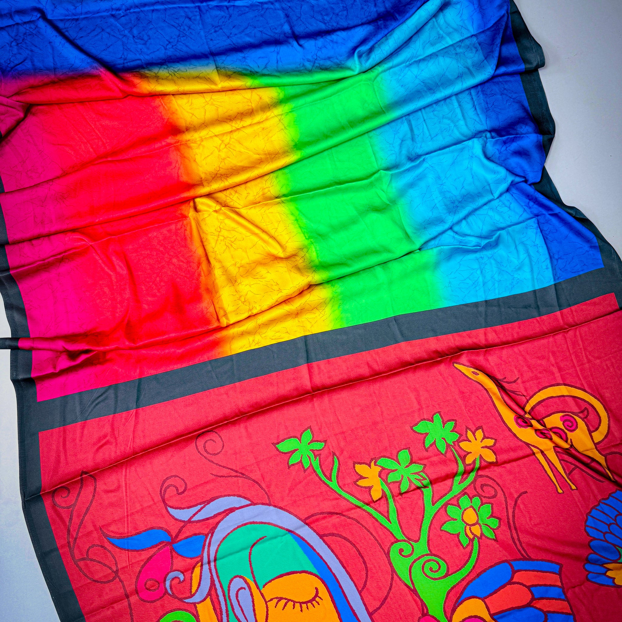 Pure Crape Saree