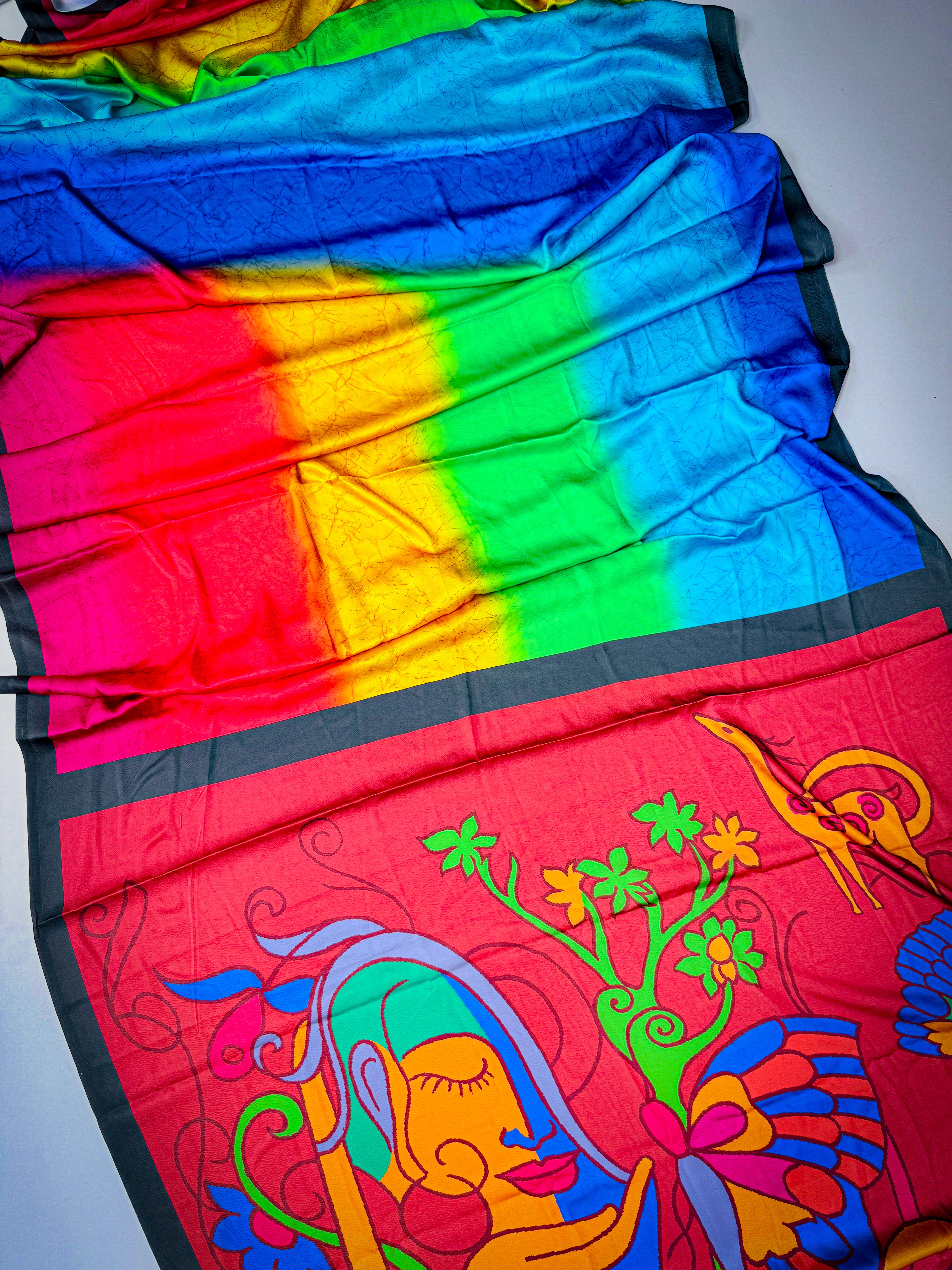 Pure Crape Saree