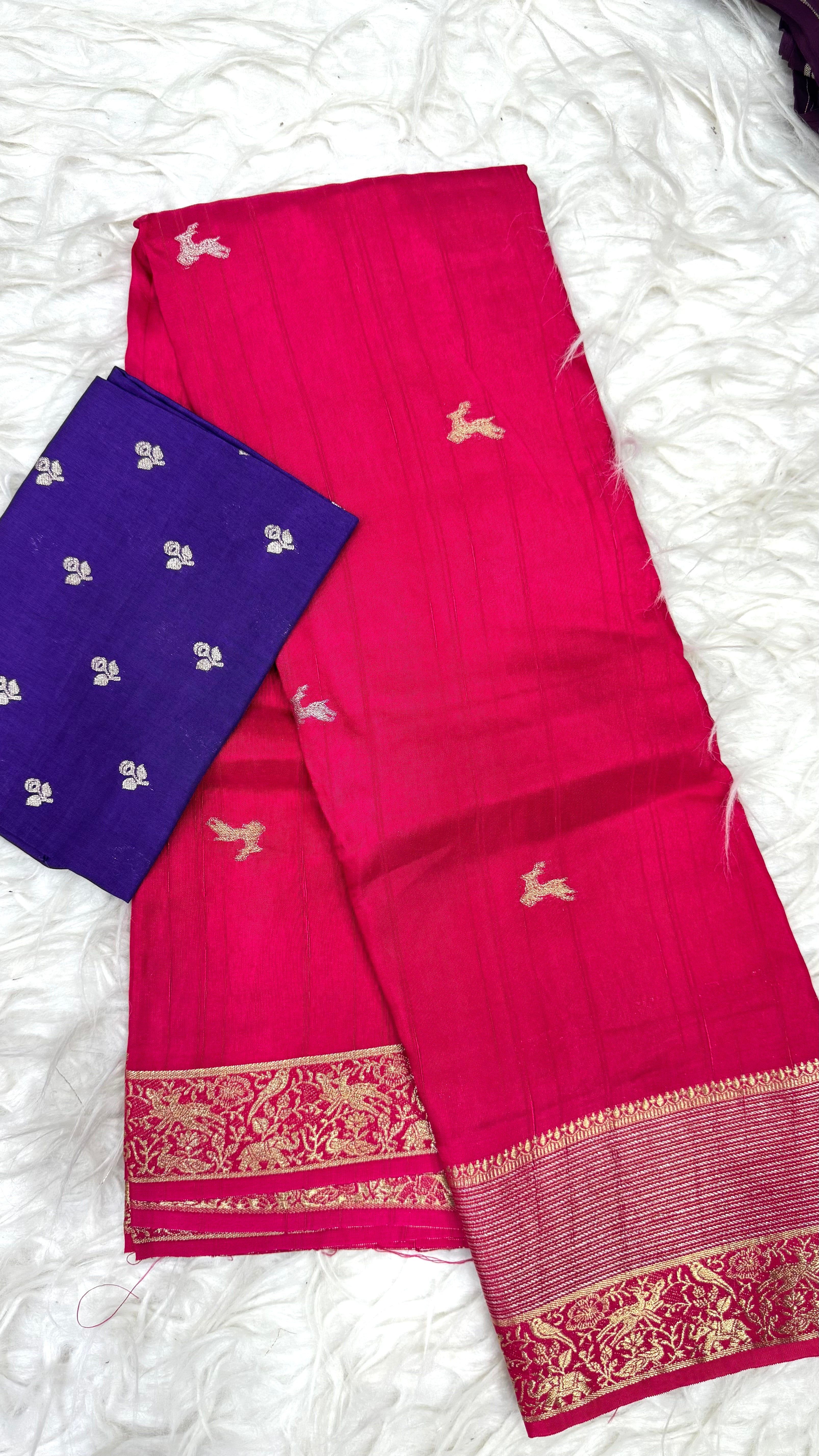 Benarasi Sponge Silk Saree