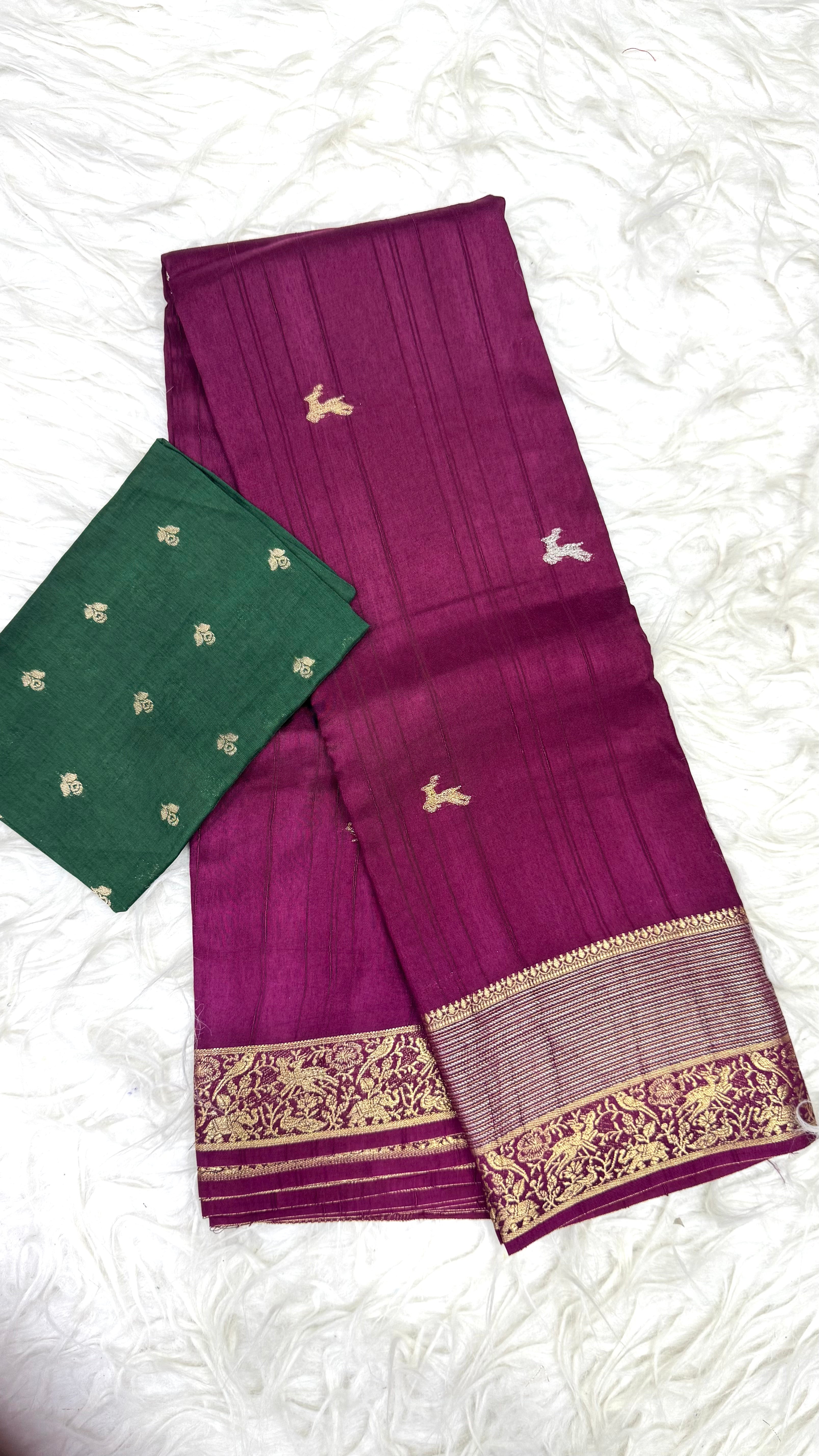 Benarasi Sponge Silk Saree