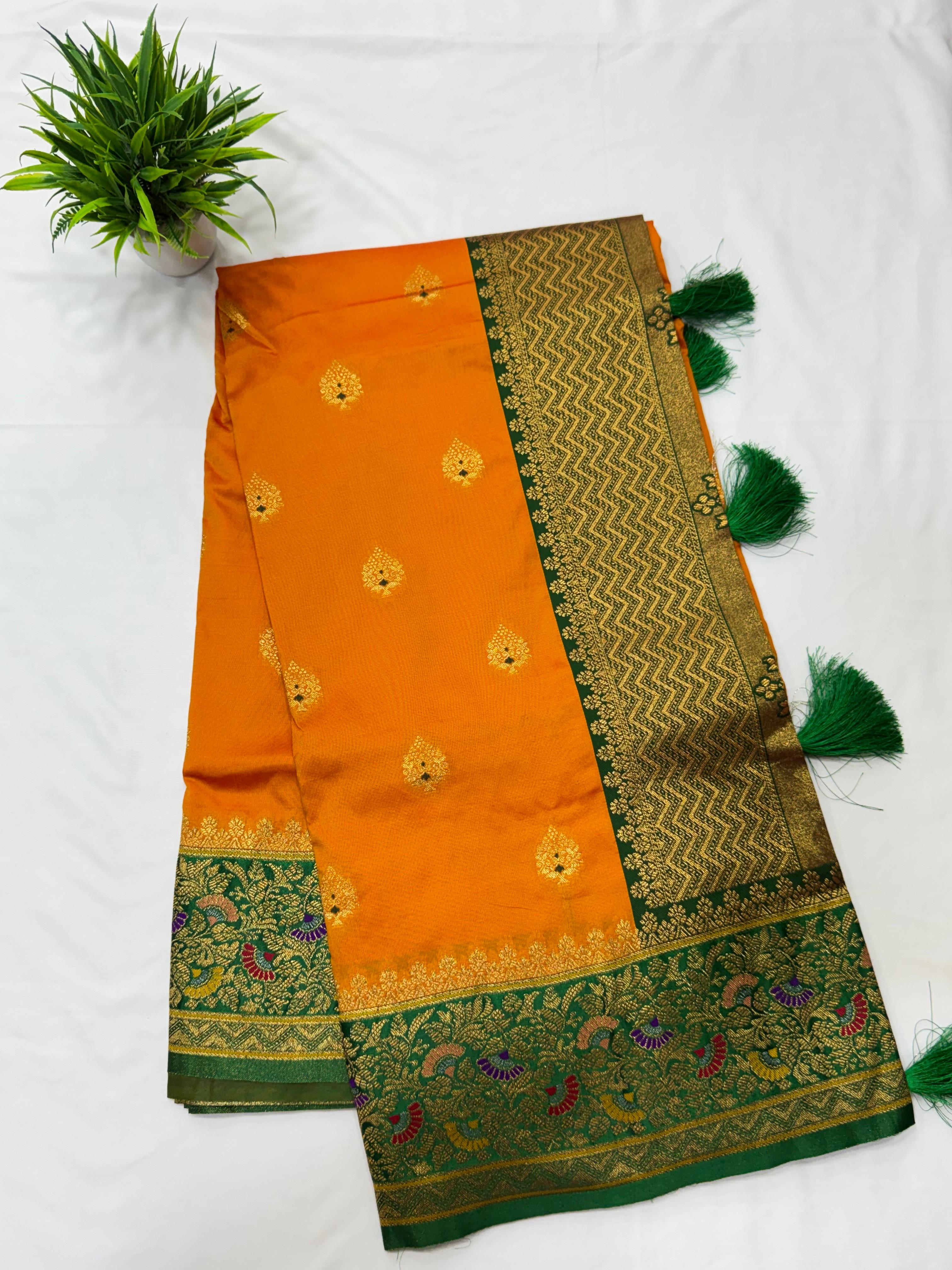 Premium kanchi silk Saree