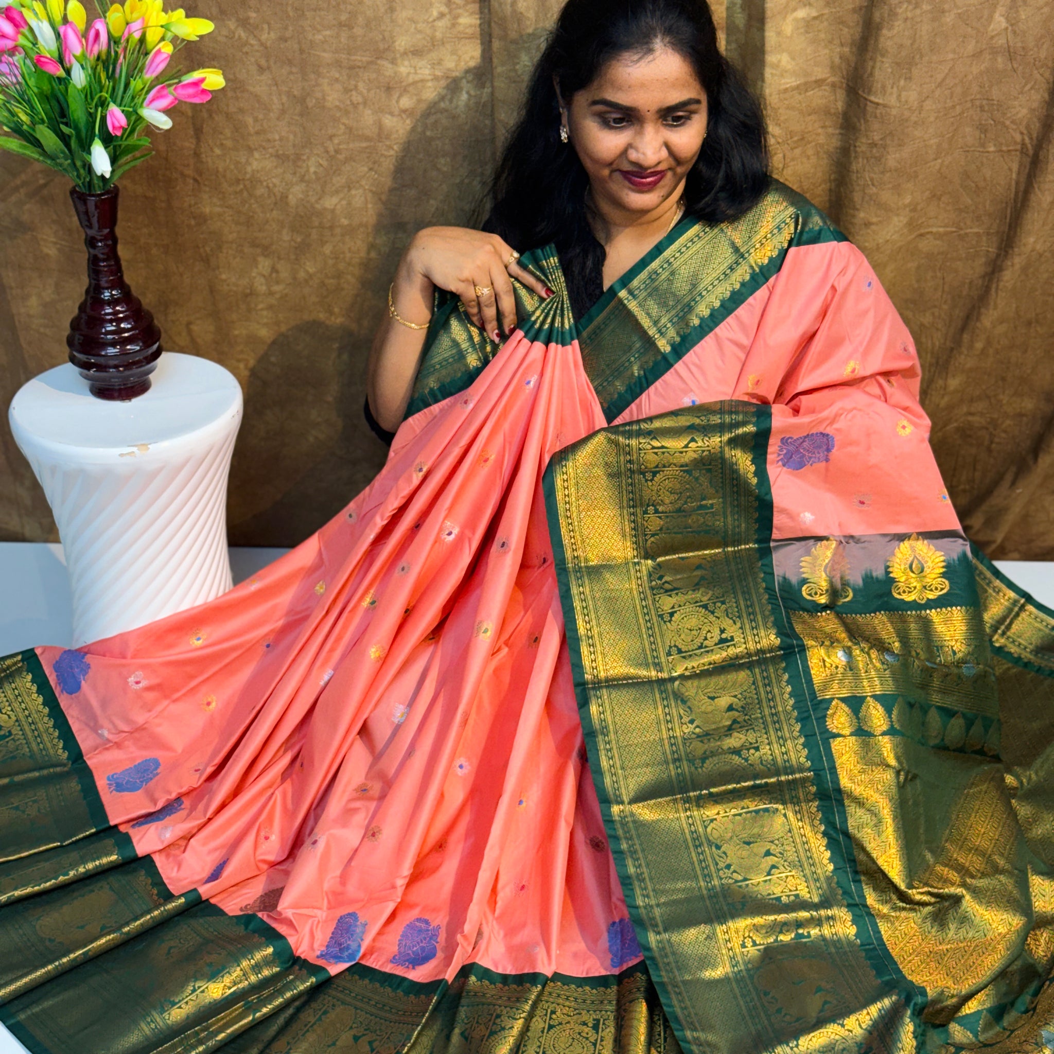 Gadhwal Pattu Sarees