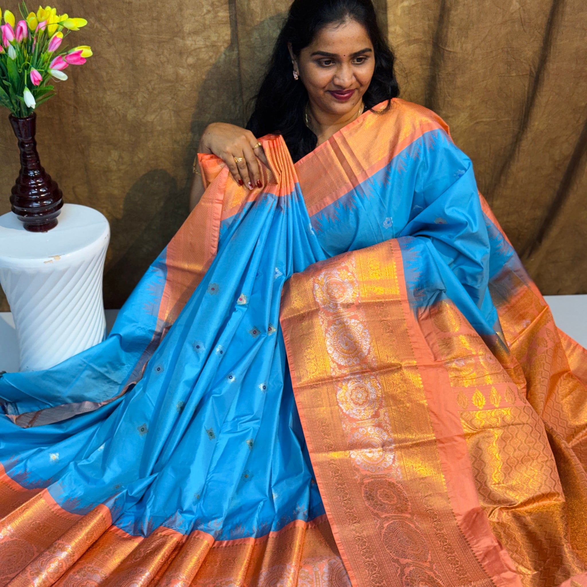 Gadhwal Pattu Sarees