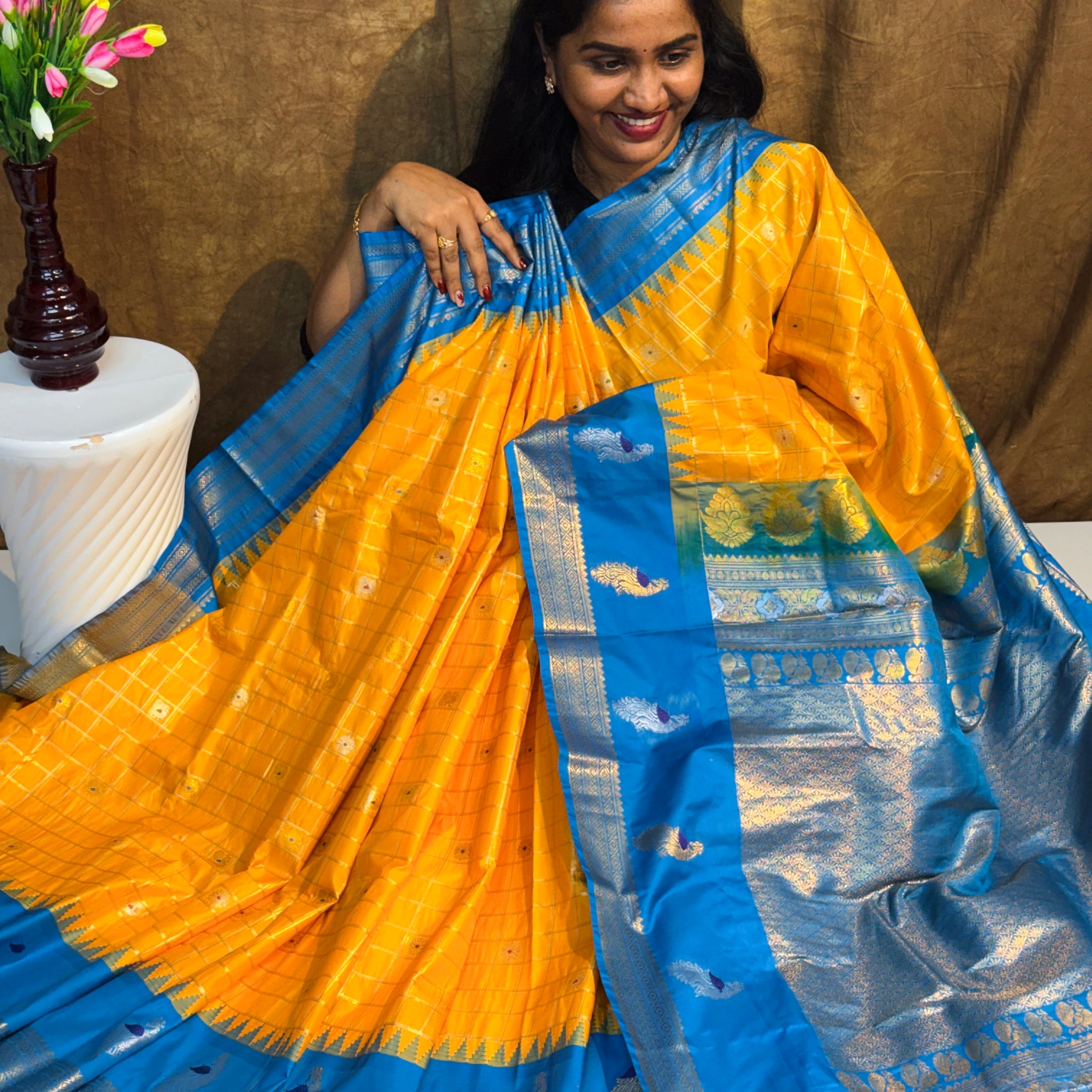 Gadhwal Pattu Sarees