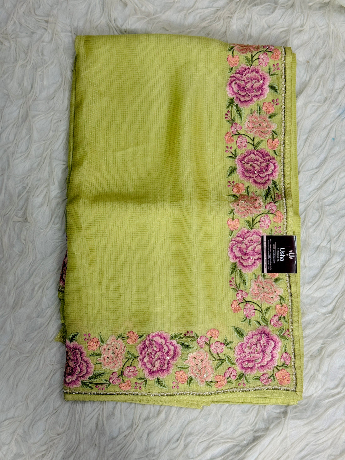 Pure Chanderi Georgette Saree