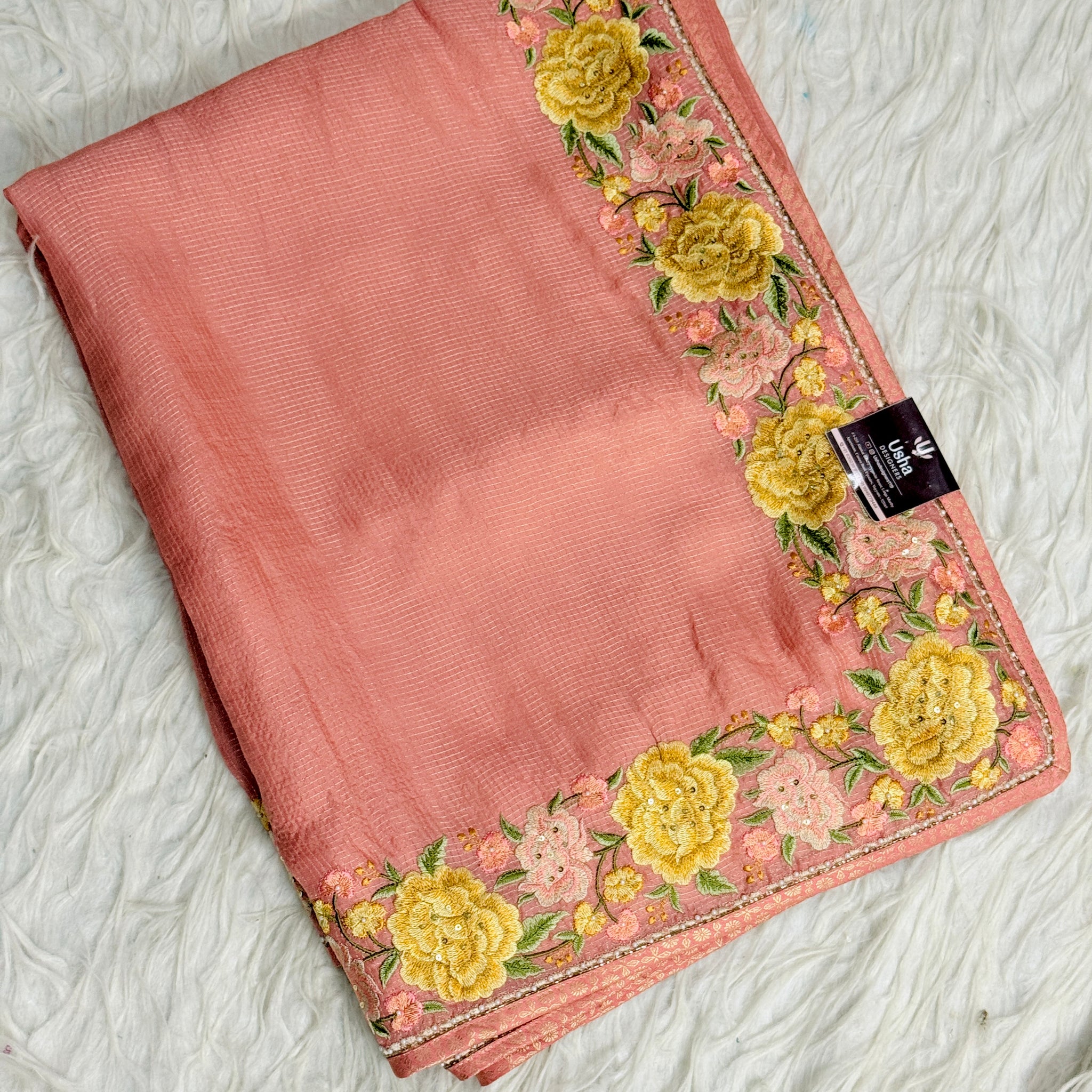 Pure Chanderi Georgette Saree