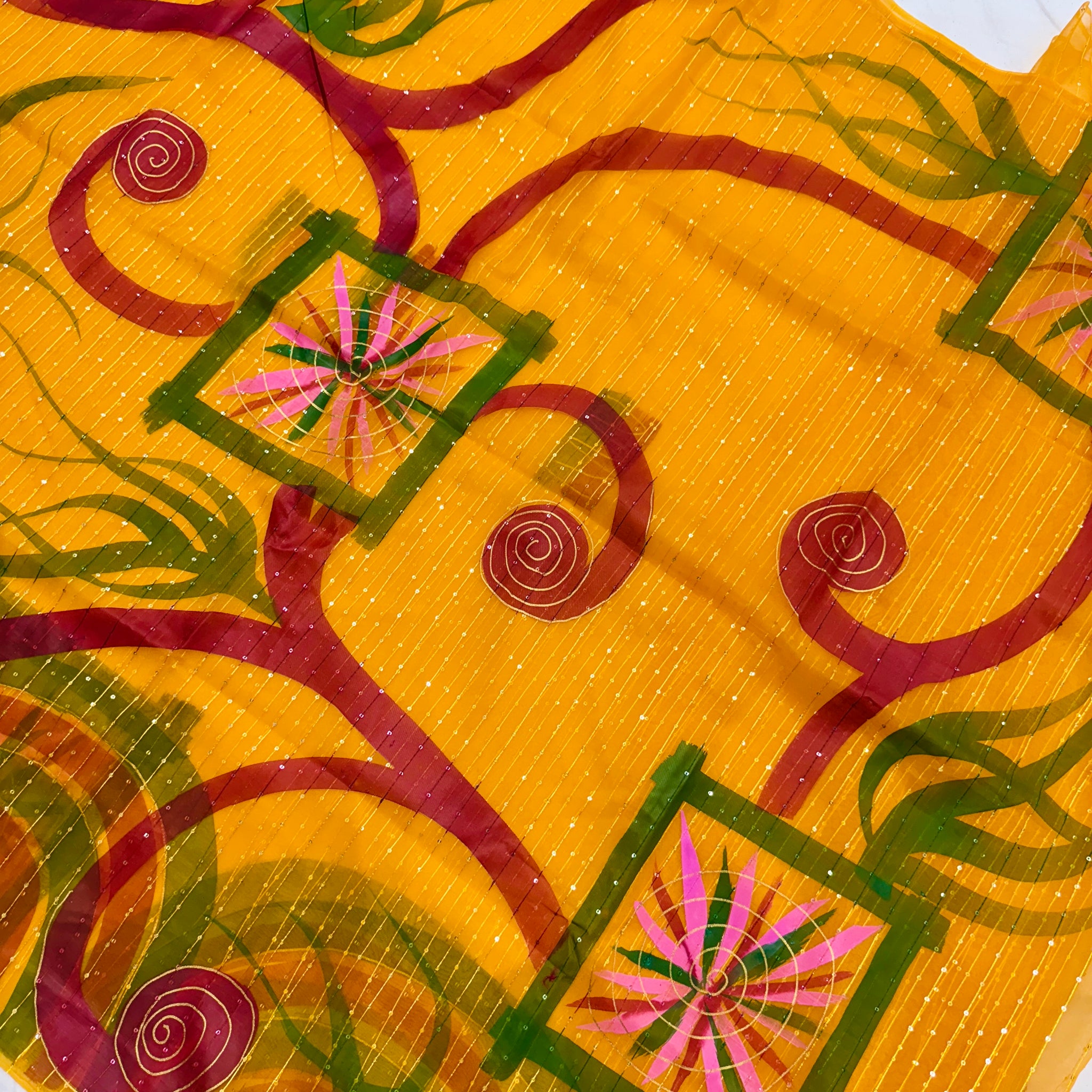 Butterfly Brand Handpainted Sarees