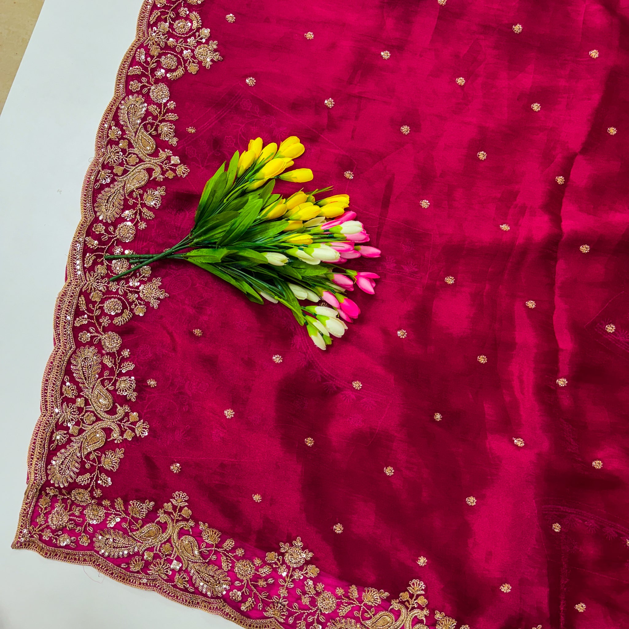 Party Work Saree