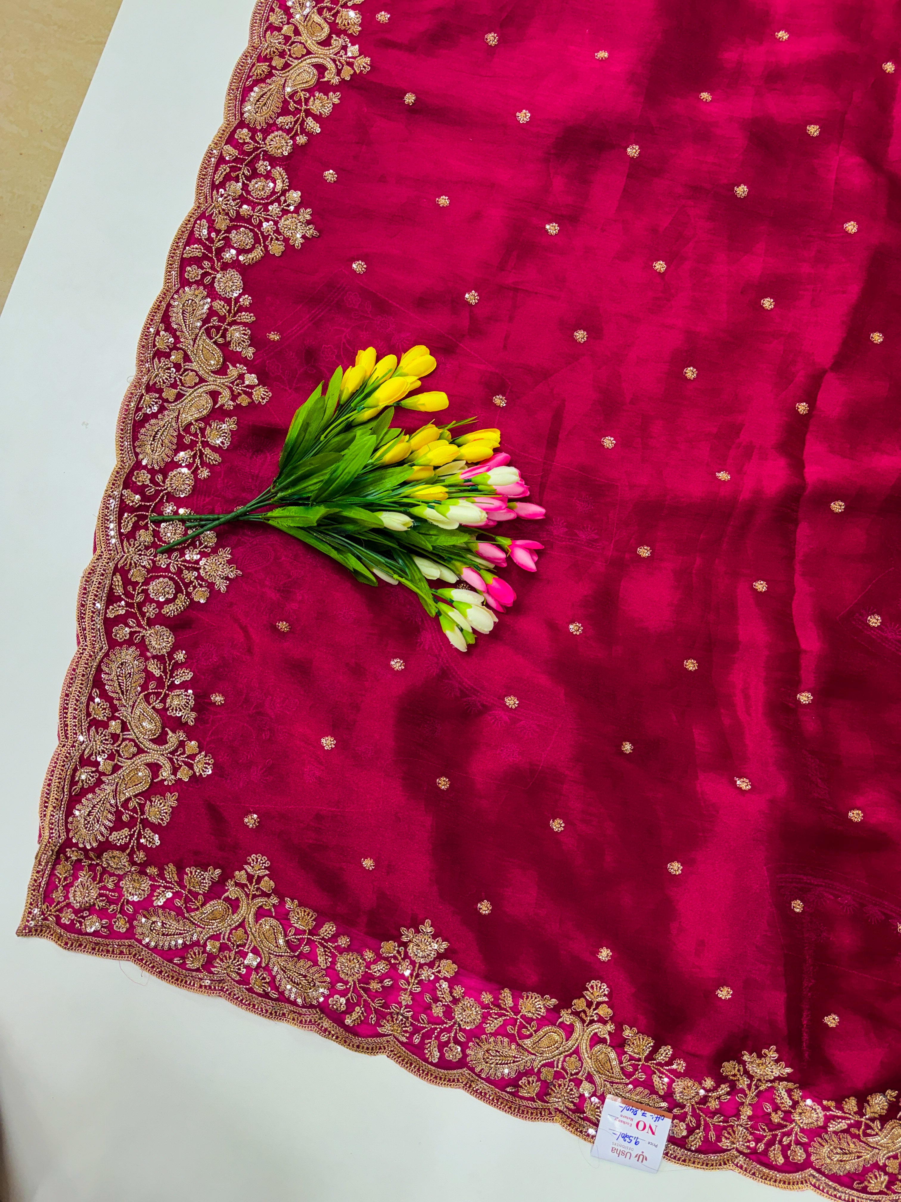 Party Work Saree