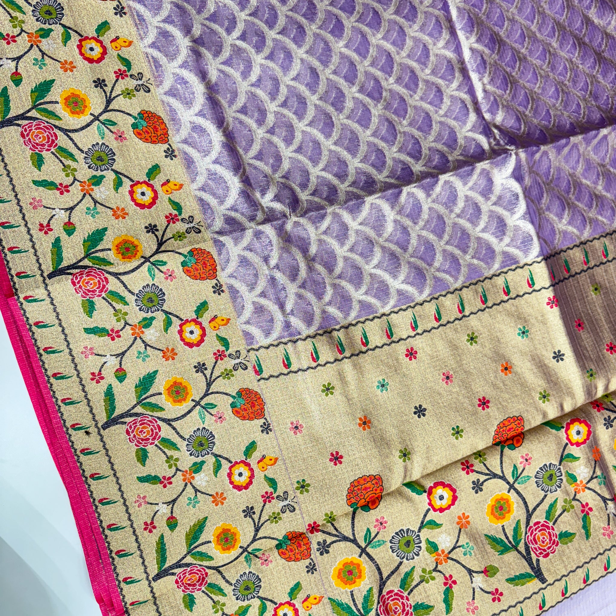 Pure Jari Kota Pythanis Saree