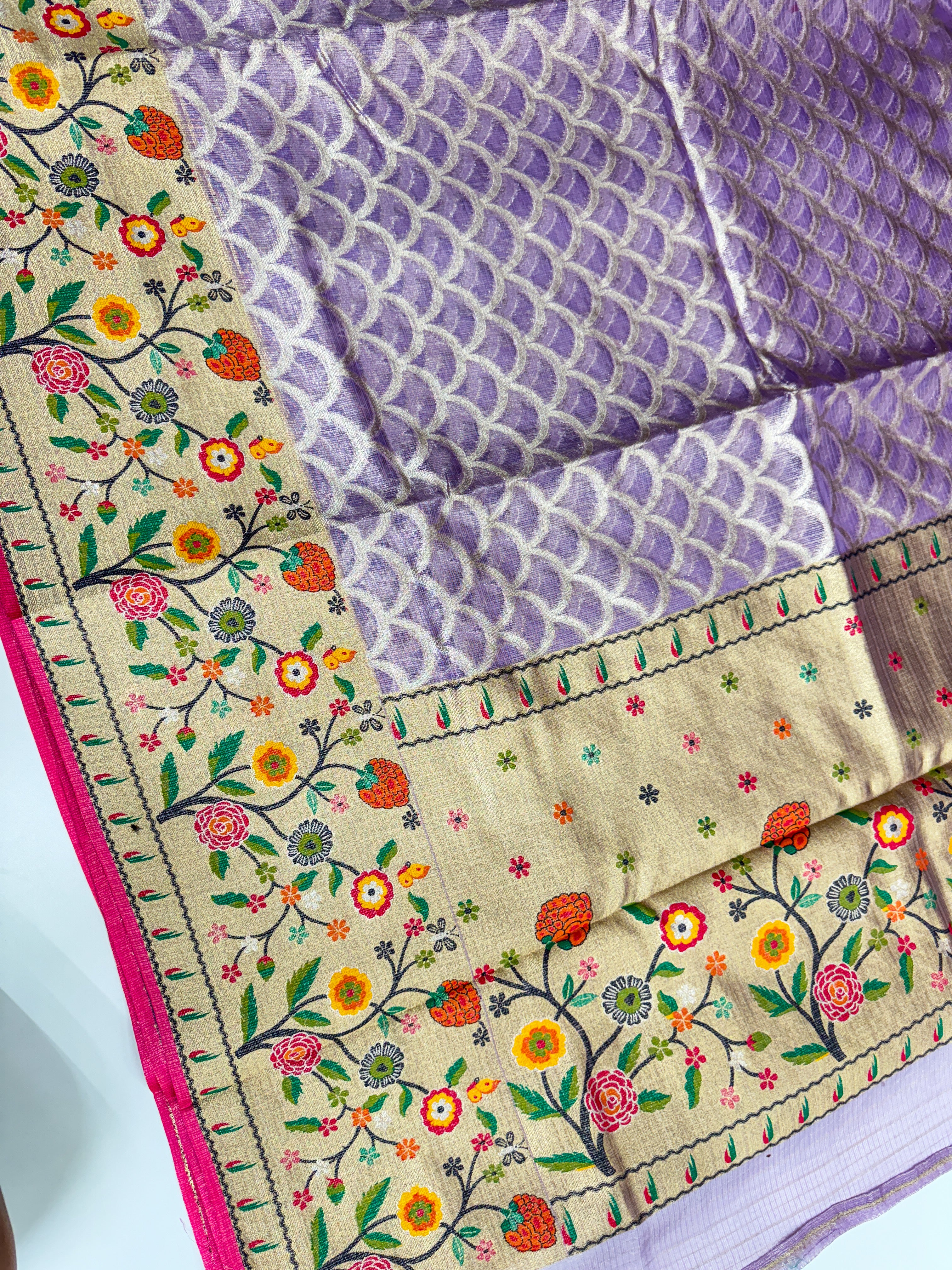 Pure Jari Kota Pythanis Saree