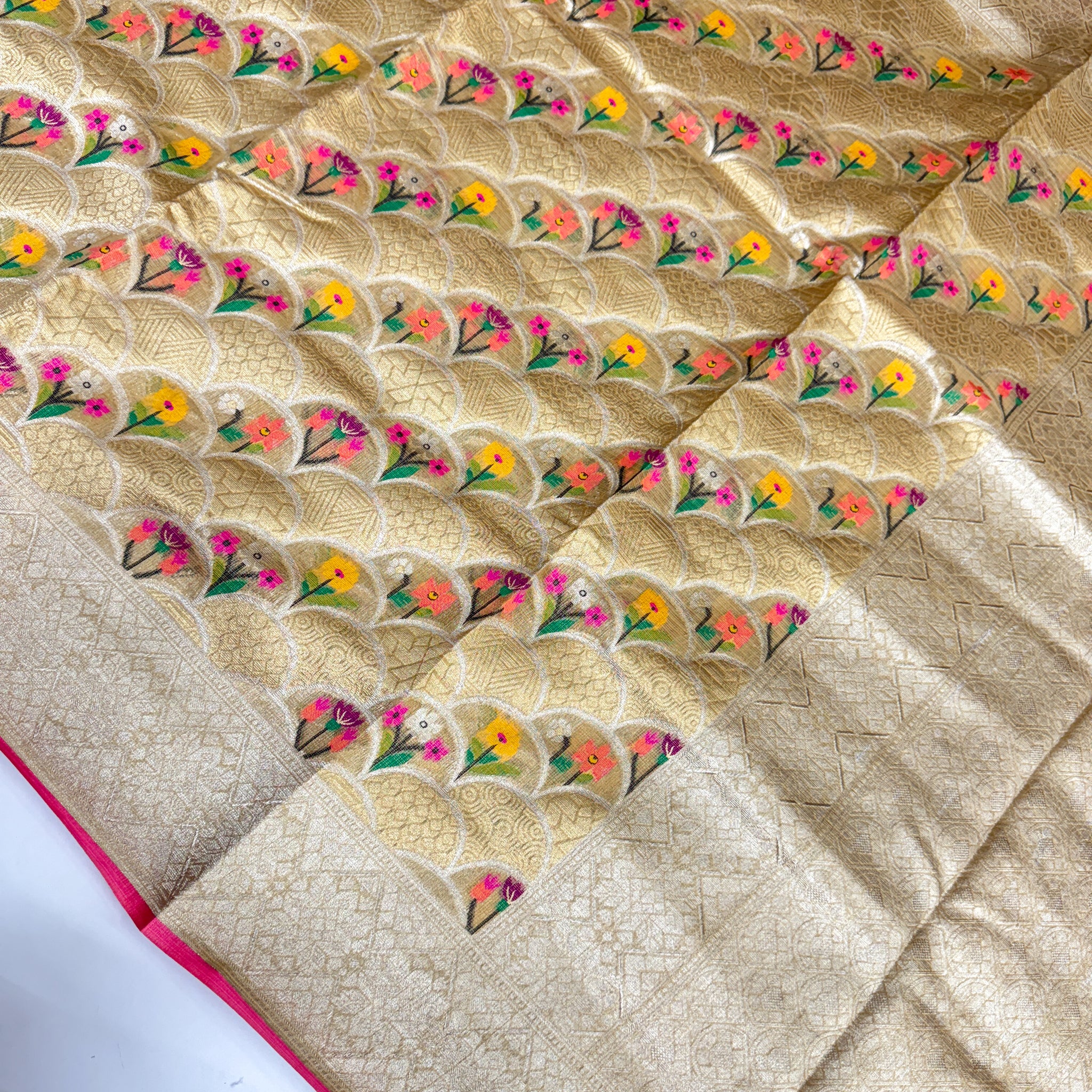 Pure Jari Kota Pythanis Saree