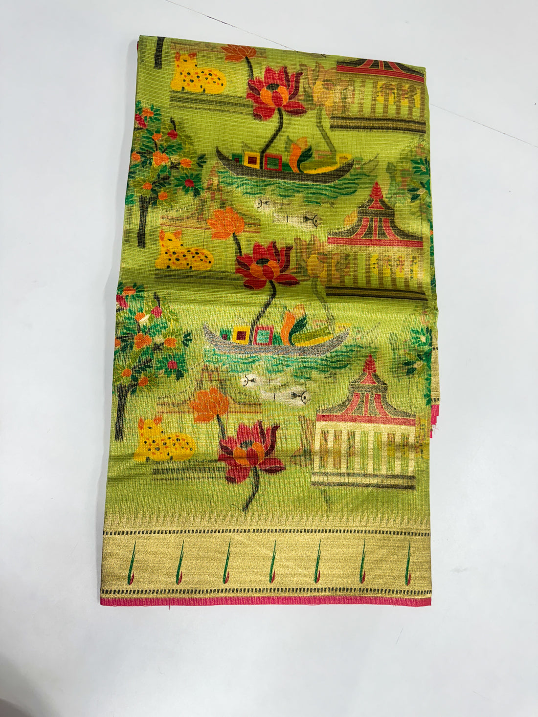 Pure Jari Kota Pythanis Saree