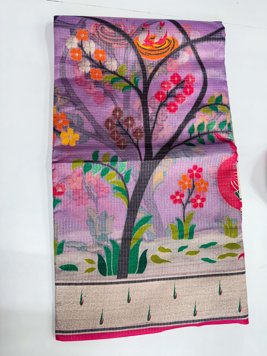 Pure Jari Kota Pythanis Saree