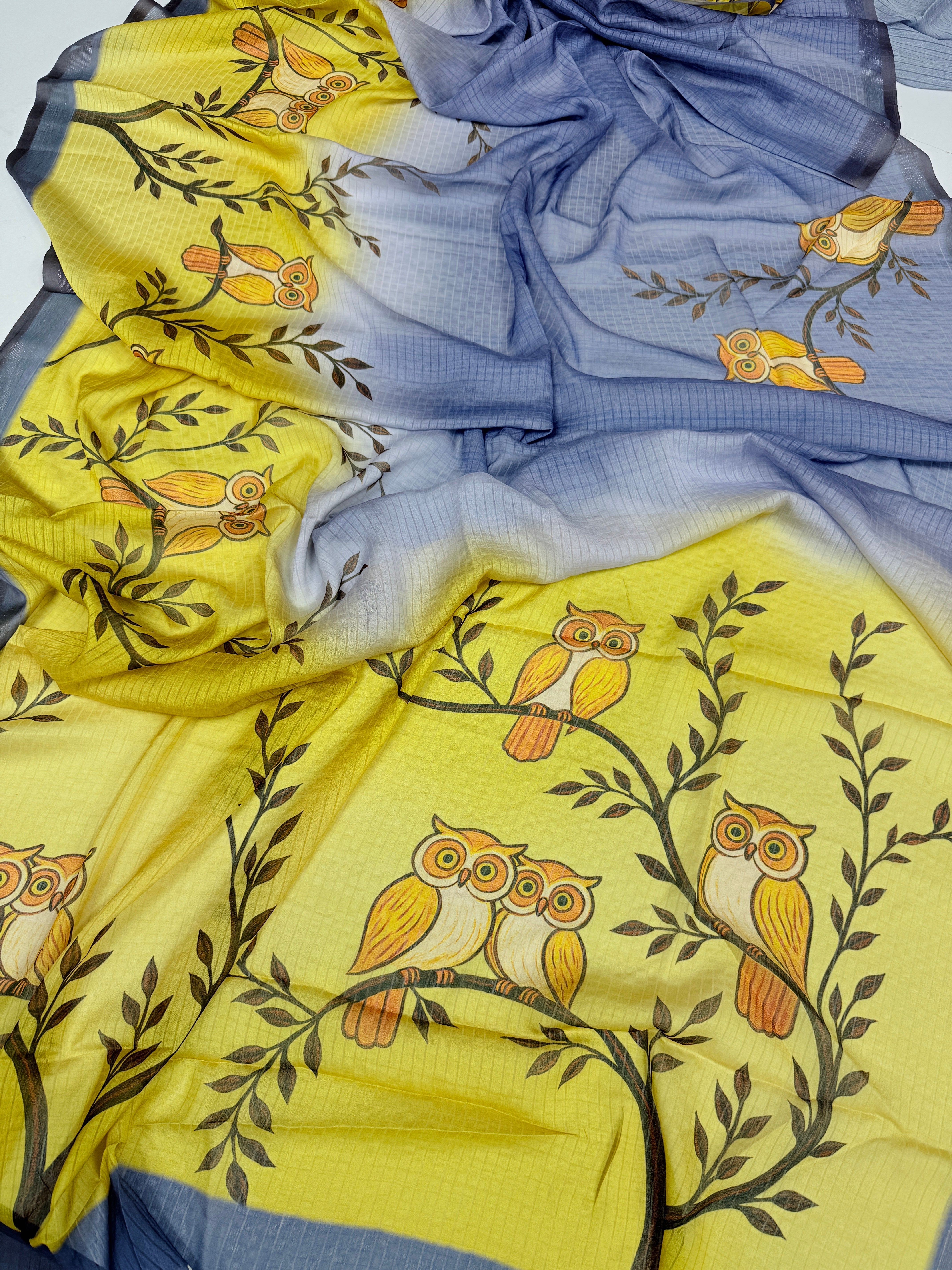 georgette vintage style checks sarees