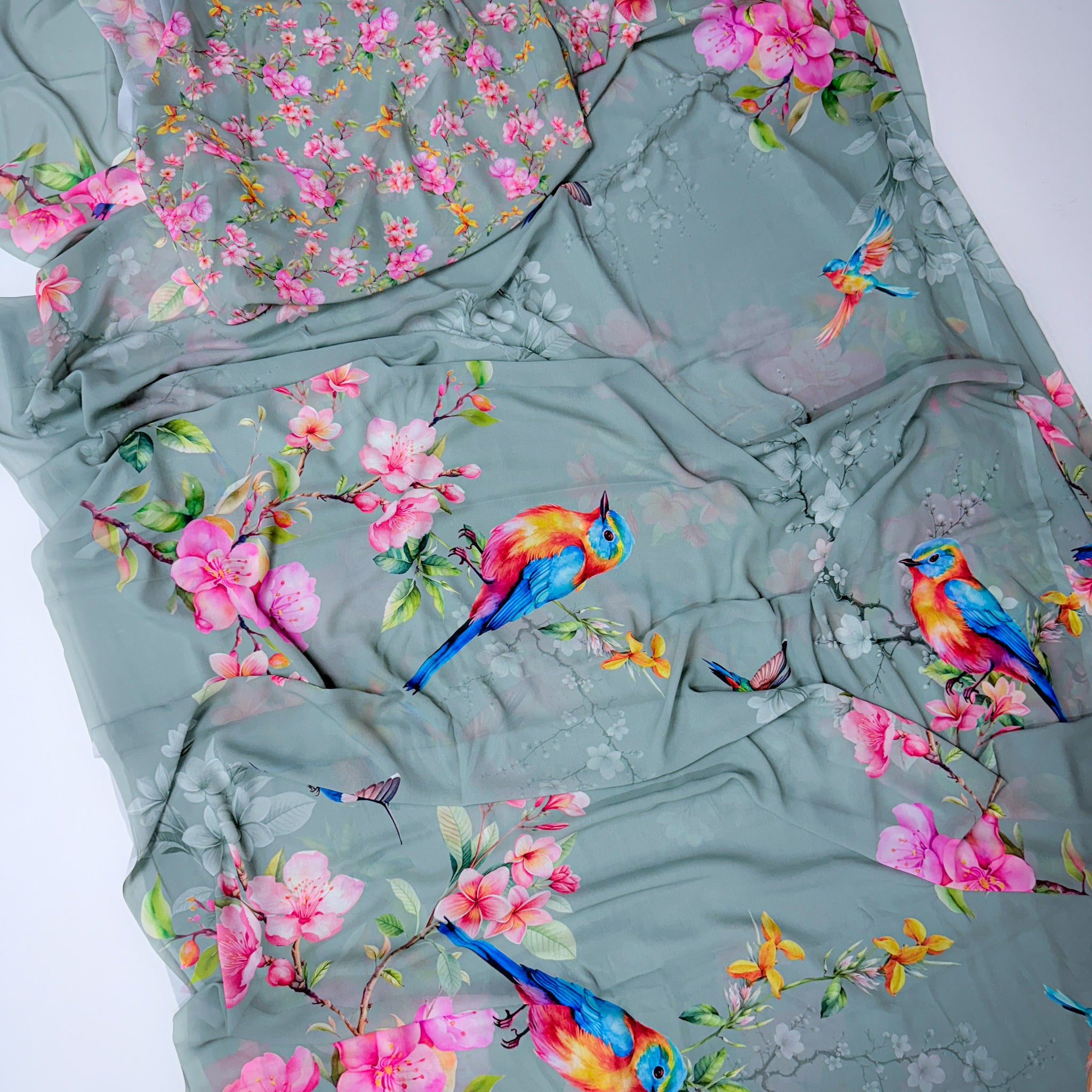 Pure Georgette Saree