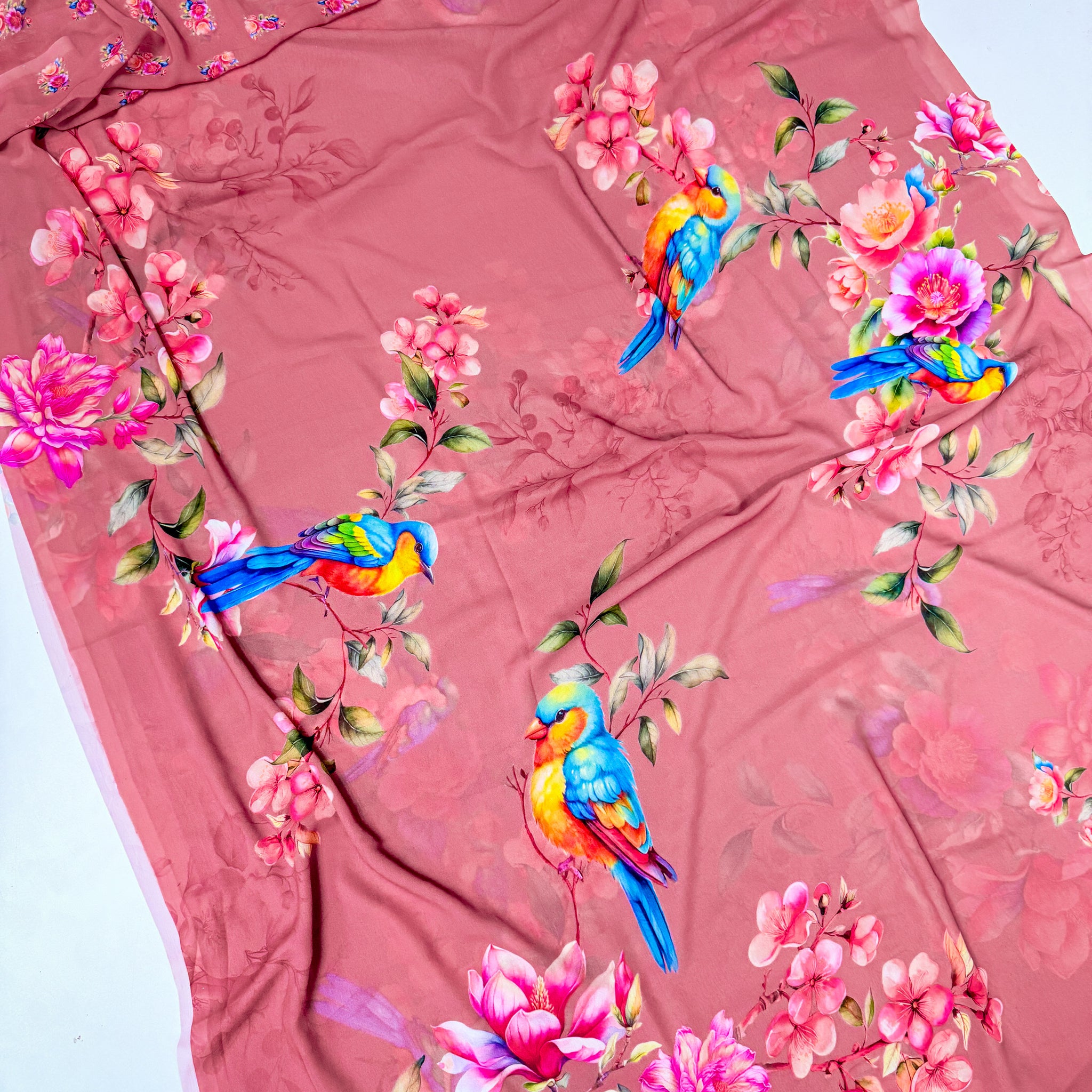 Pure Georgette Saree