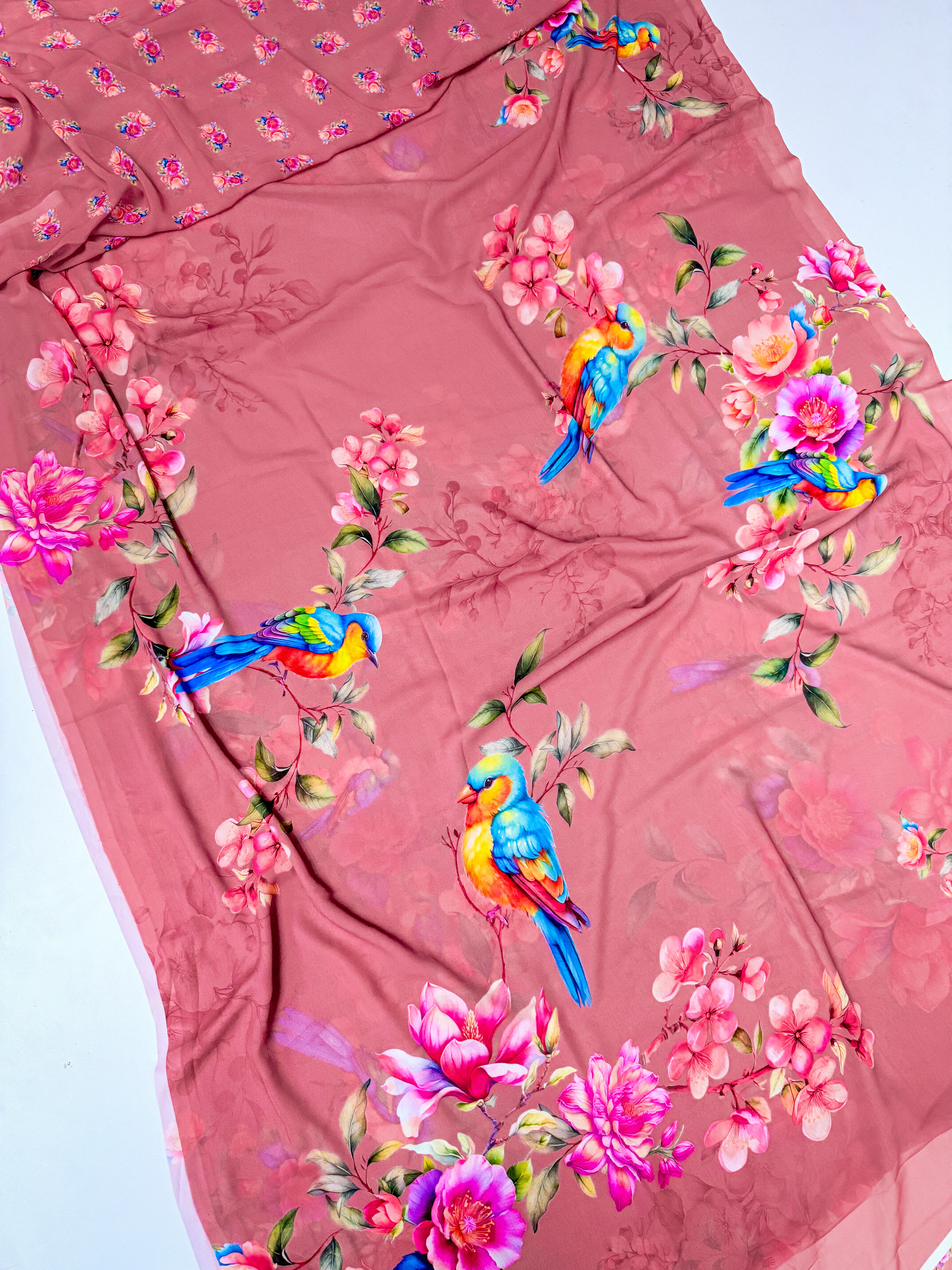 Pure Georgette Saree