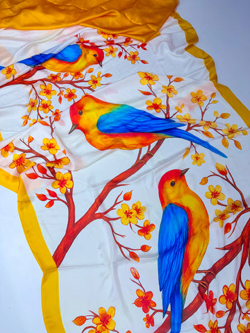 Pure Satine Saree
