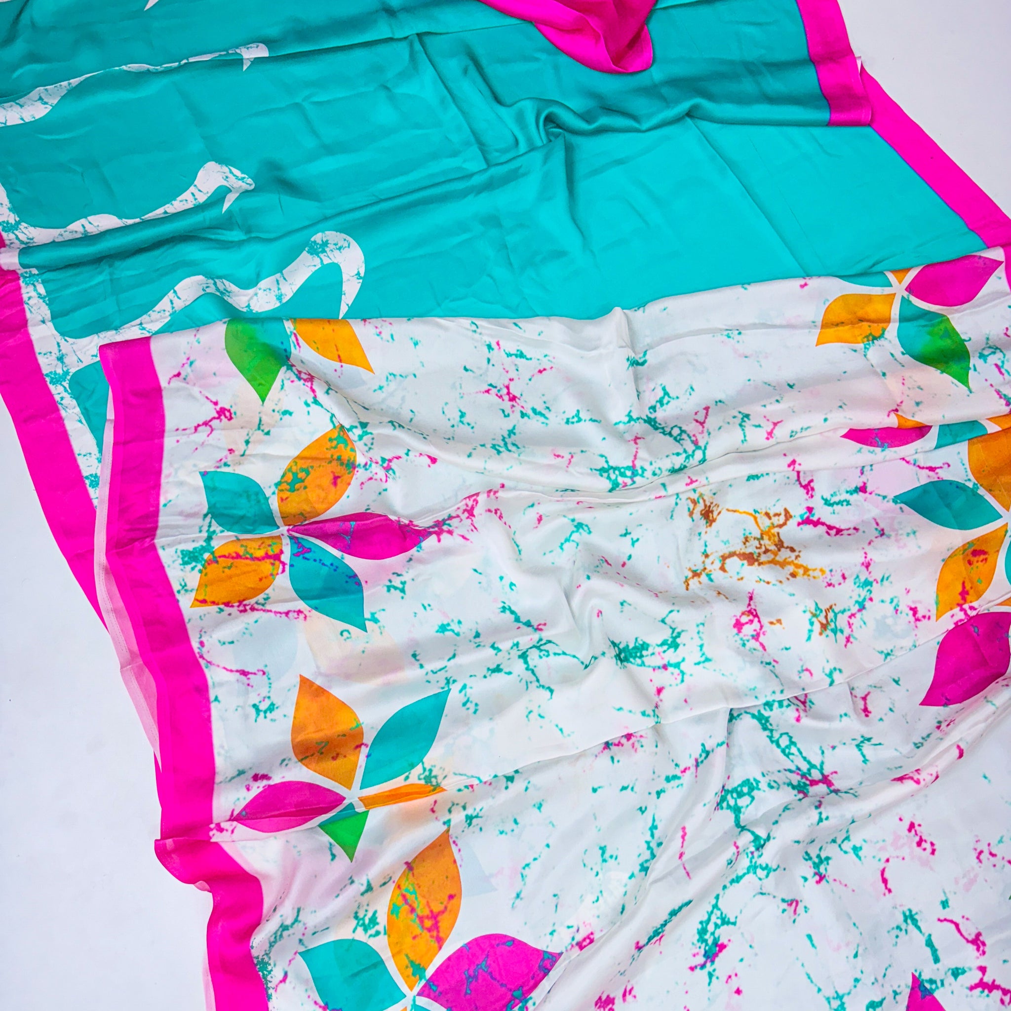 Pure Satine Saree