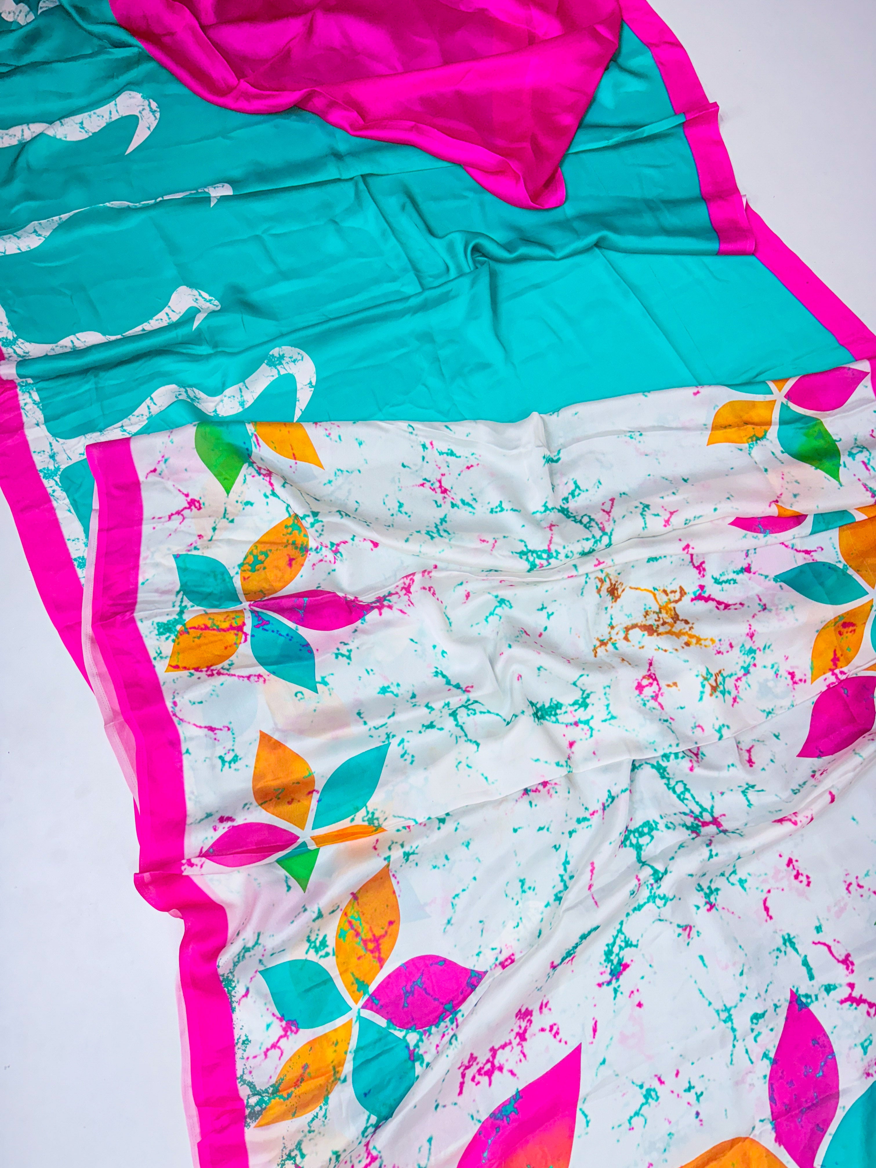 Pure Satine Saree