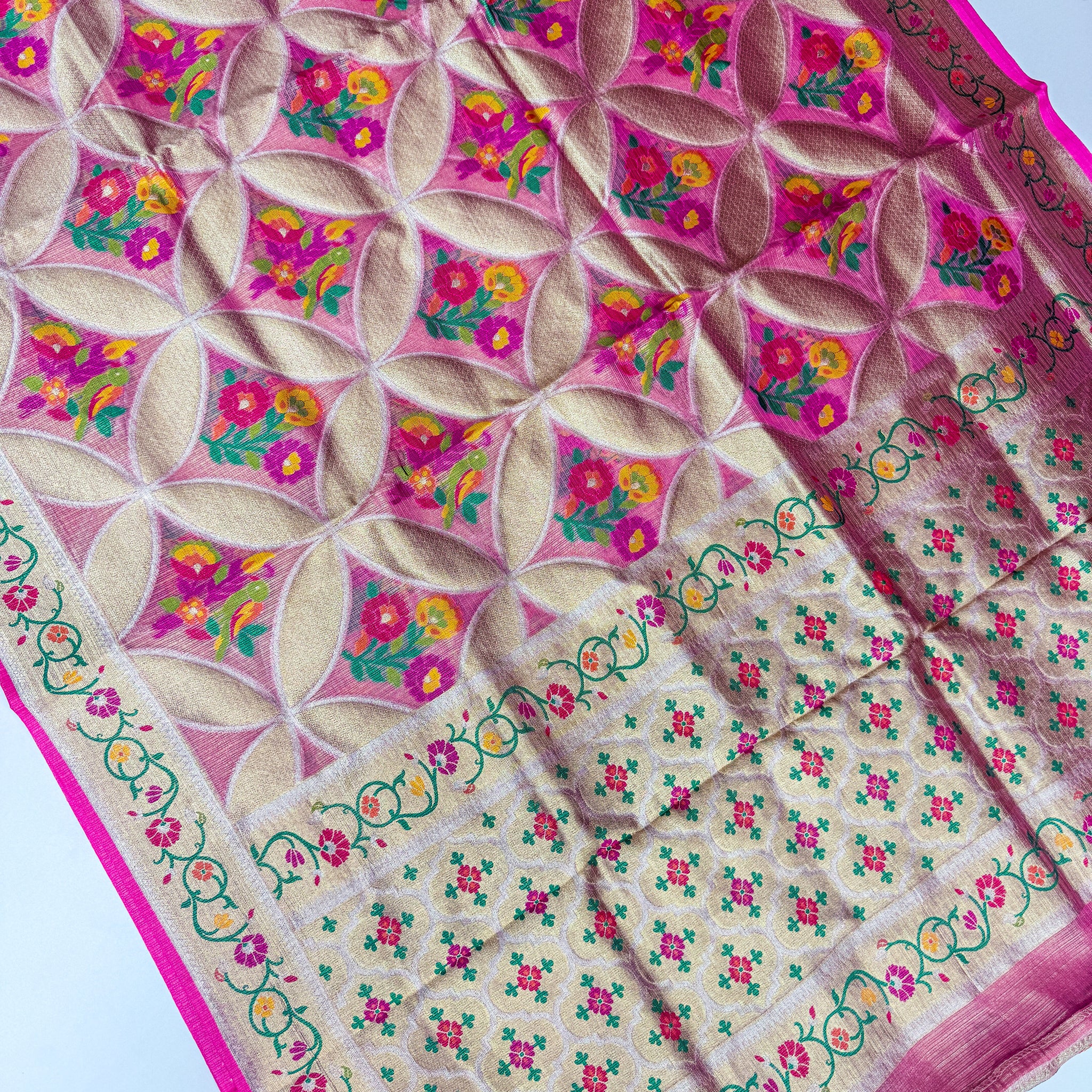 Pure Jari Kota Pythanis Saree