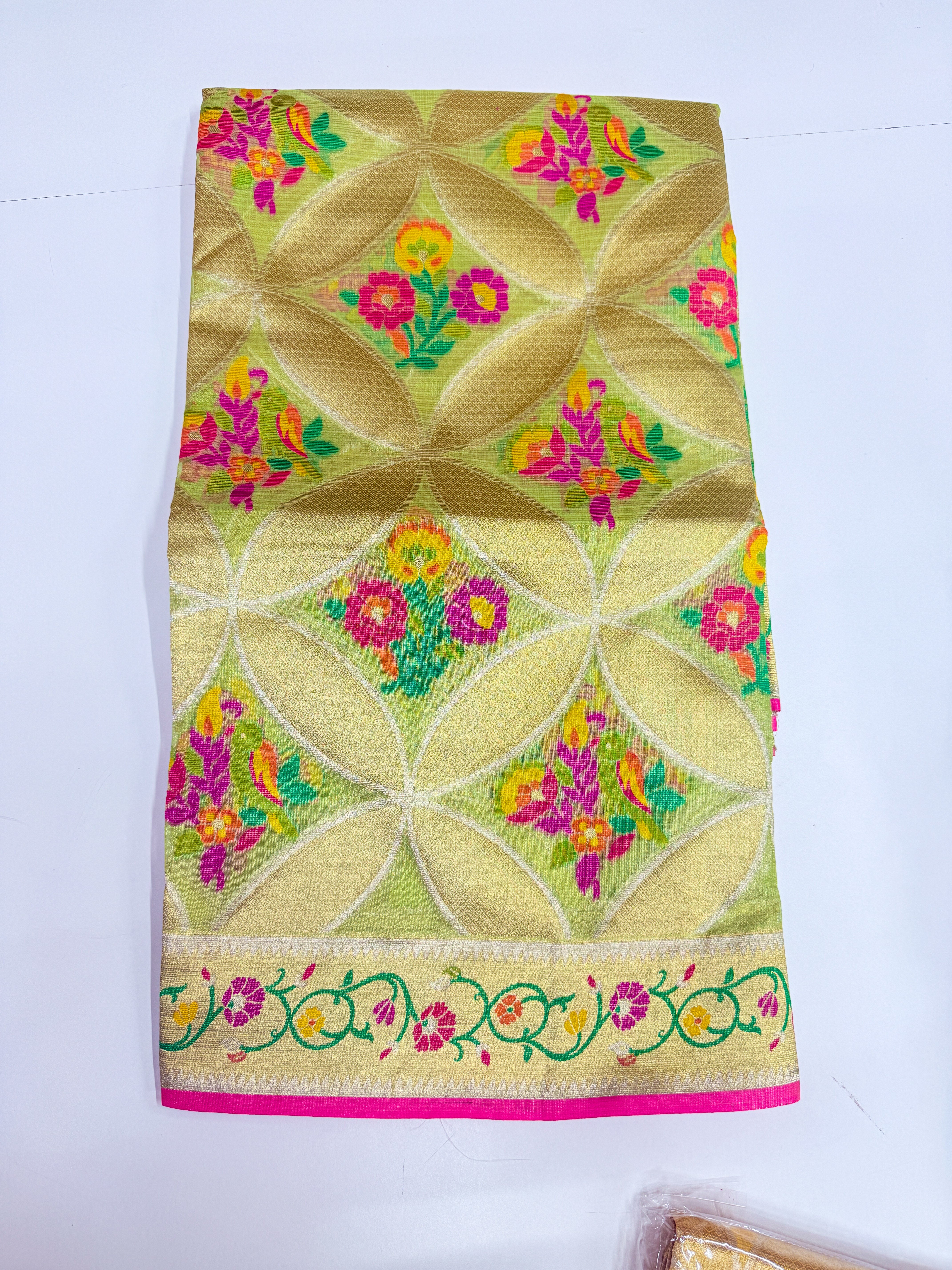 Pure Jari Kota Pythanis Saree