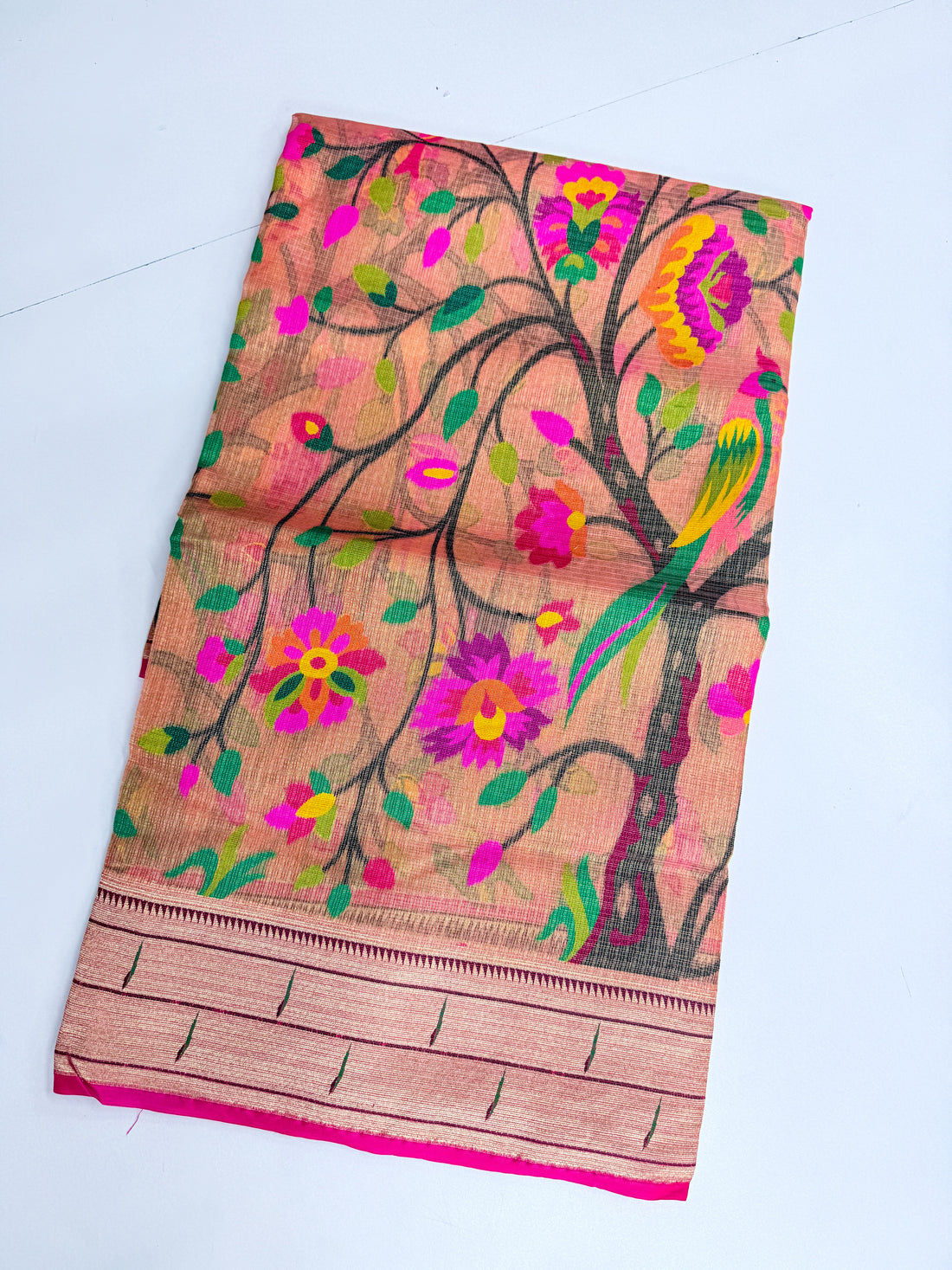 Pure Jari Kota Pythanis Saree