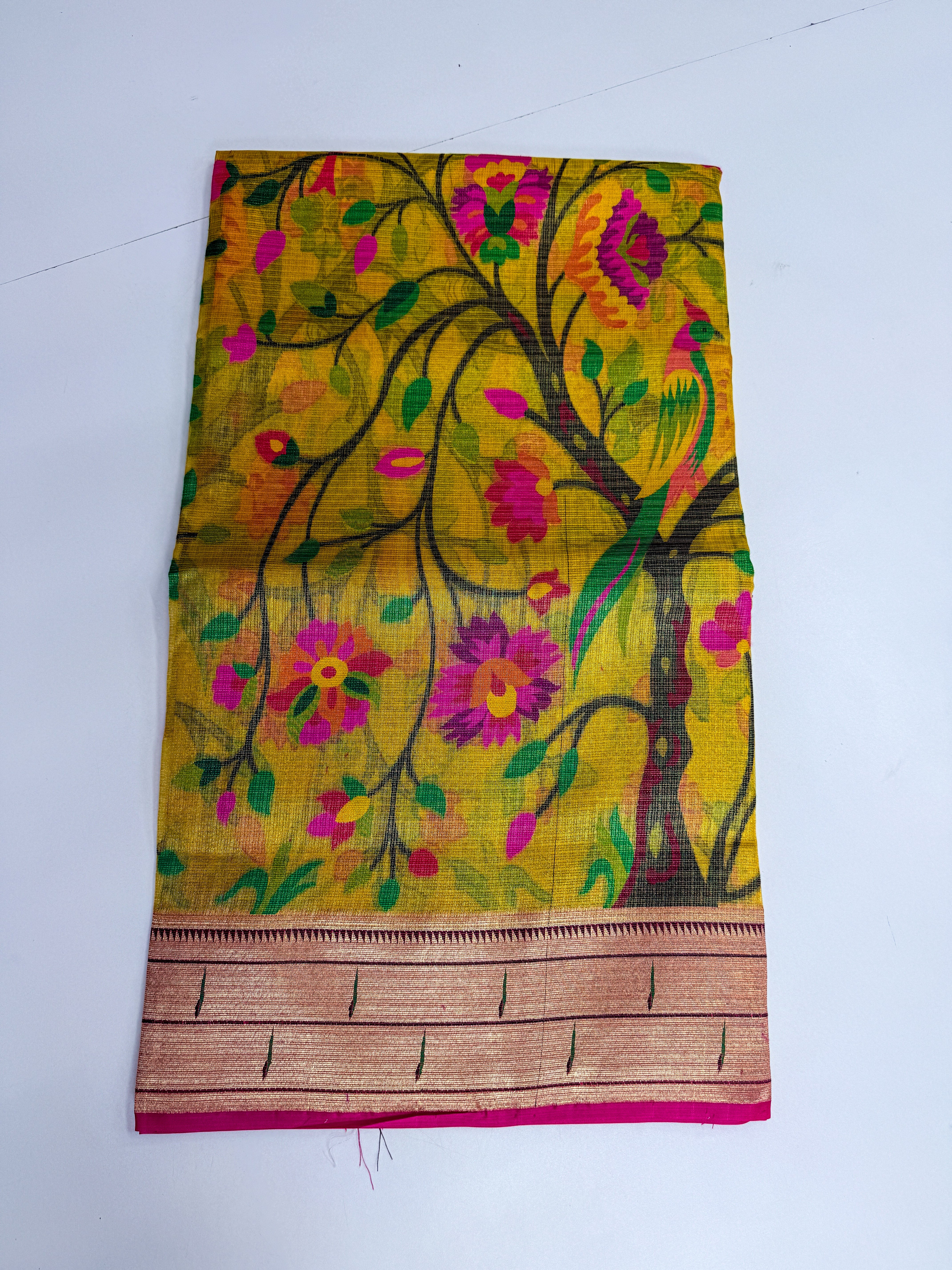 Pure Jari Kota Pythanis Saree
