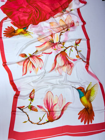 Pure Satine Saree