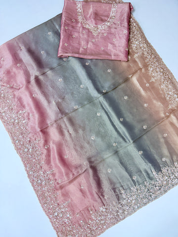 PURE TISSUE  WITH LUXARIUOUS SAREE