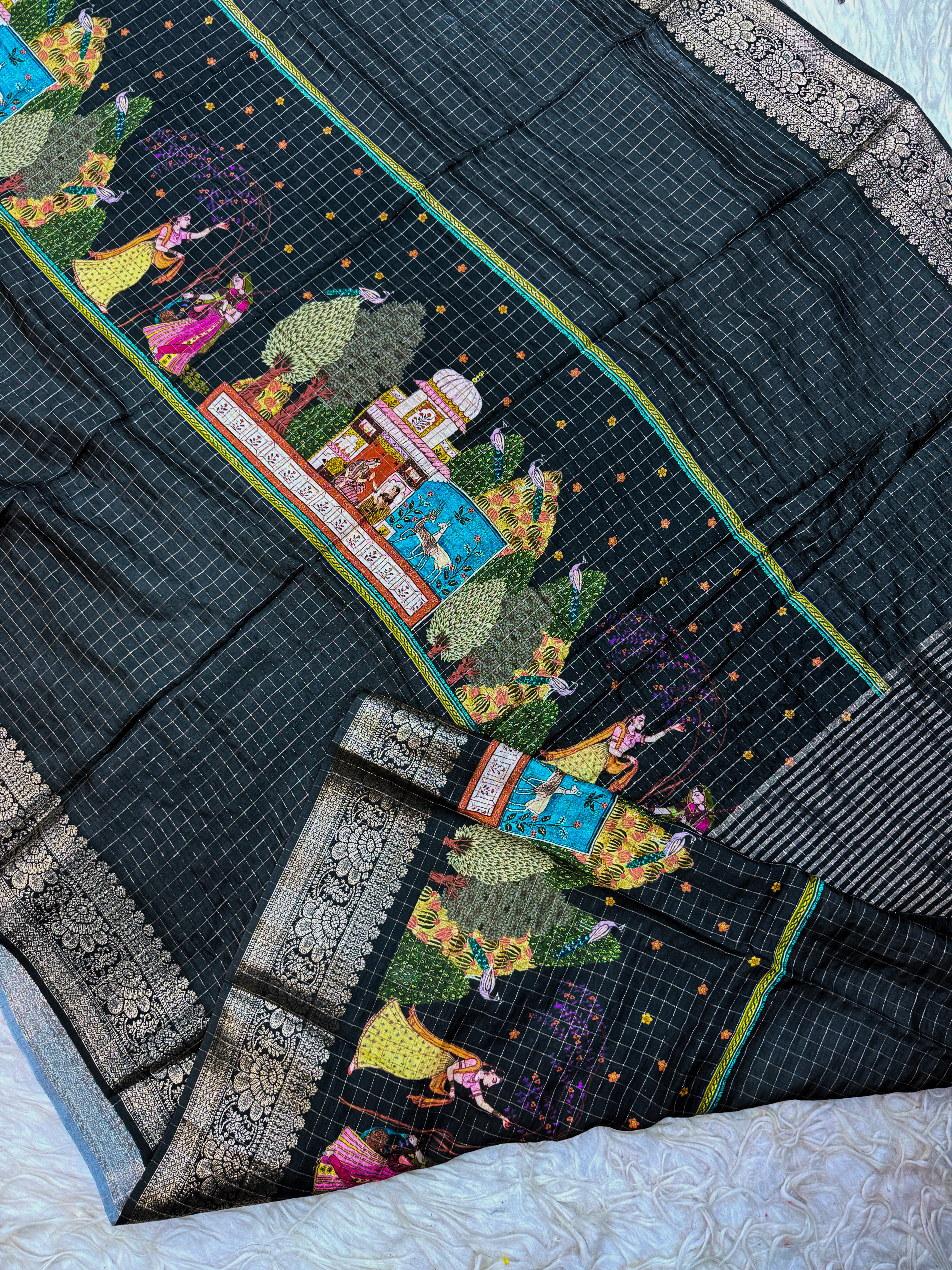 Mysore Crape Saree