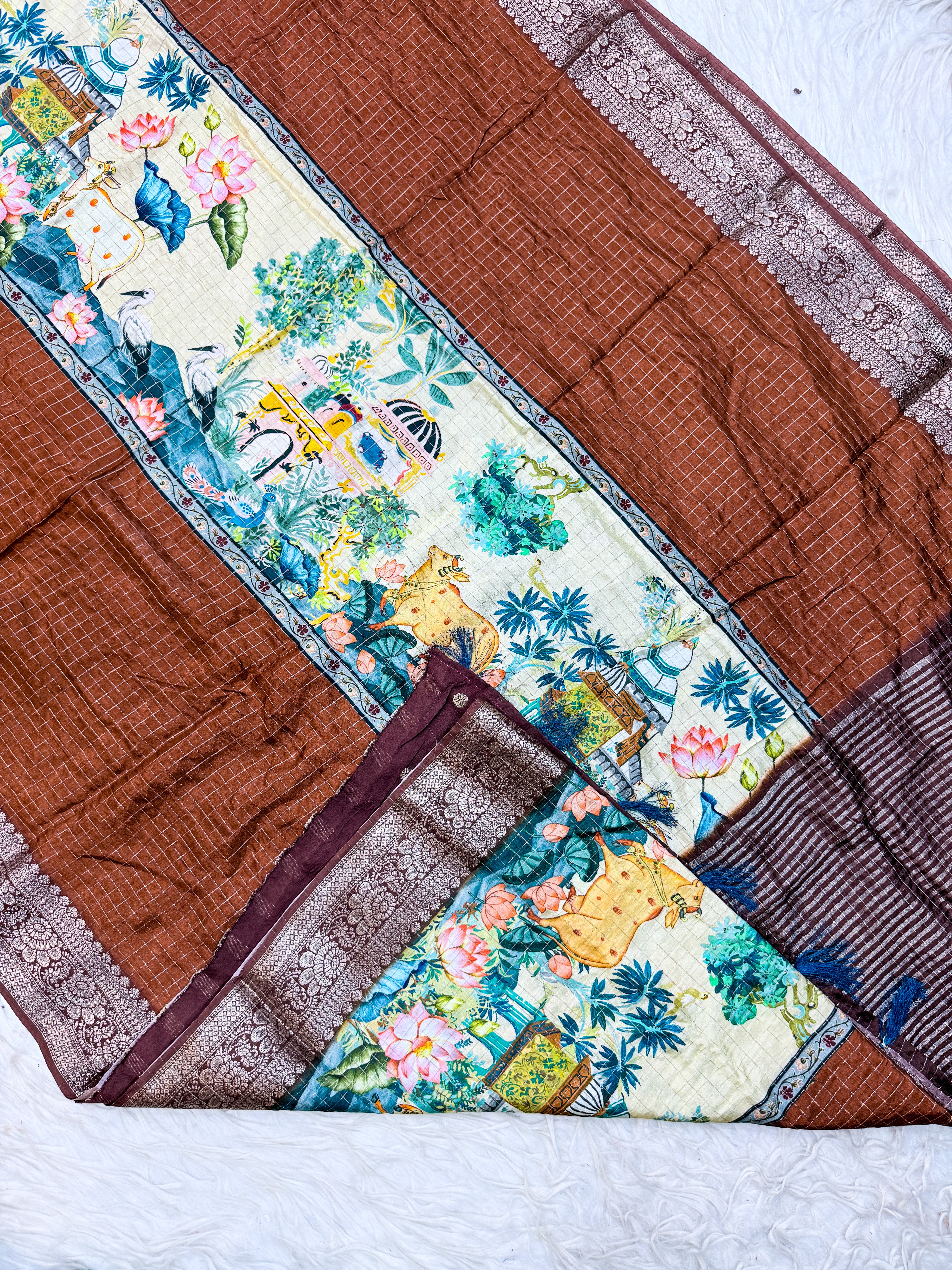 Mysore Crape Saree