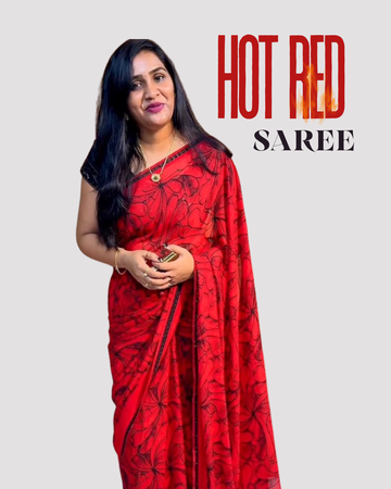 Hot Red Sarees