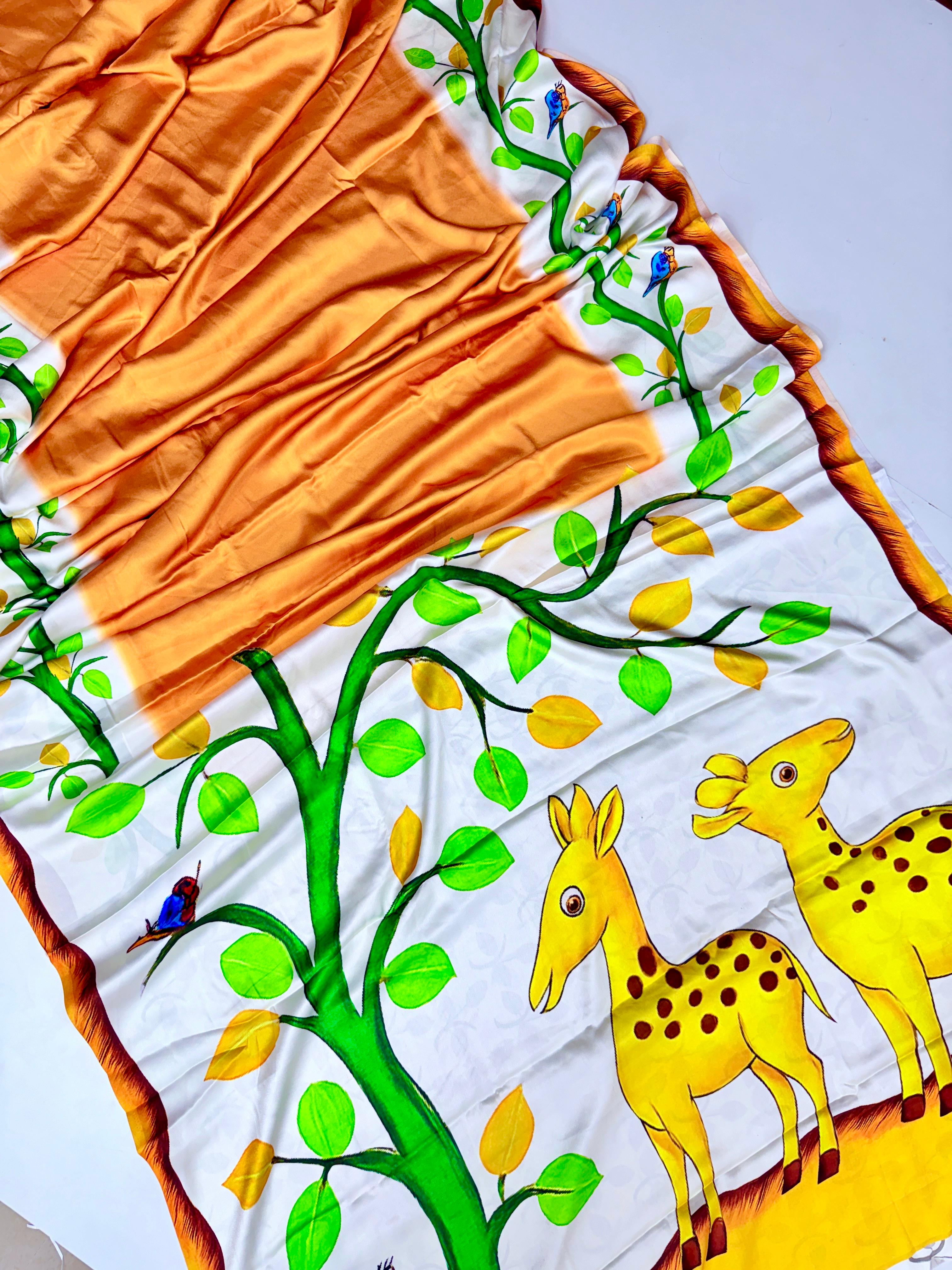 Pure Crape Saree