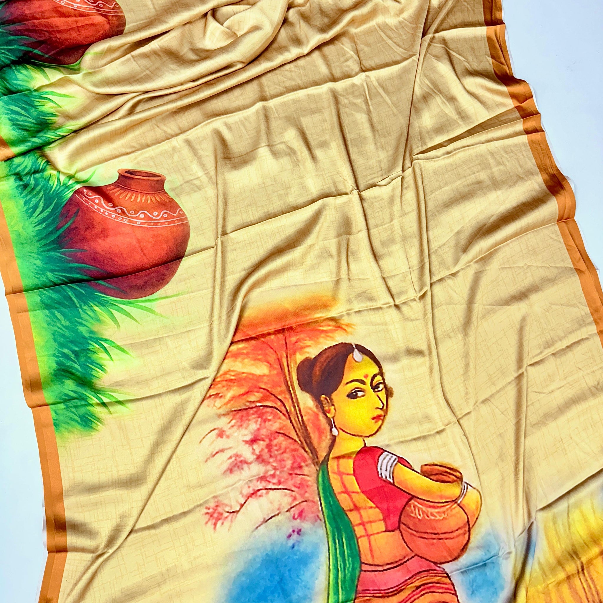 Pure Crape Saree