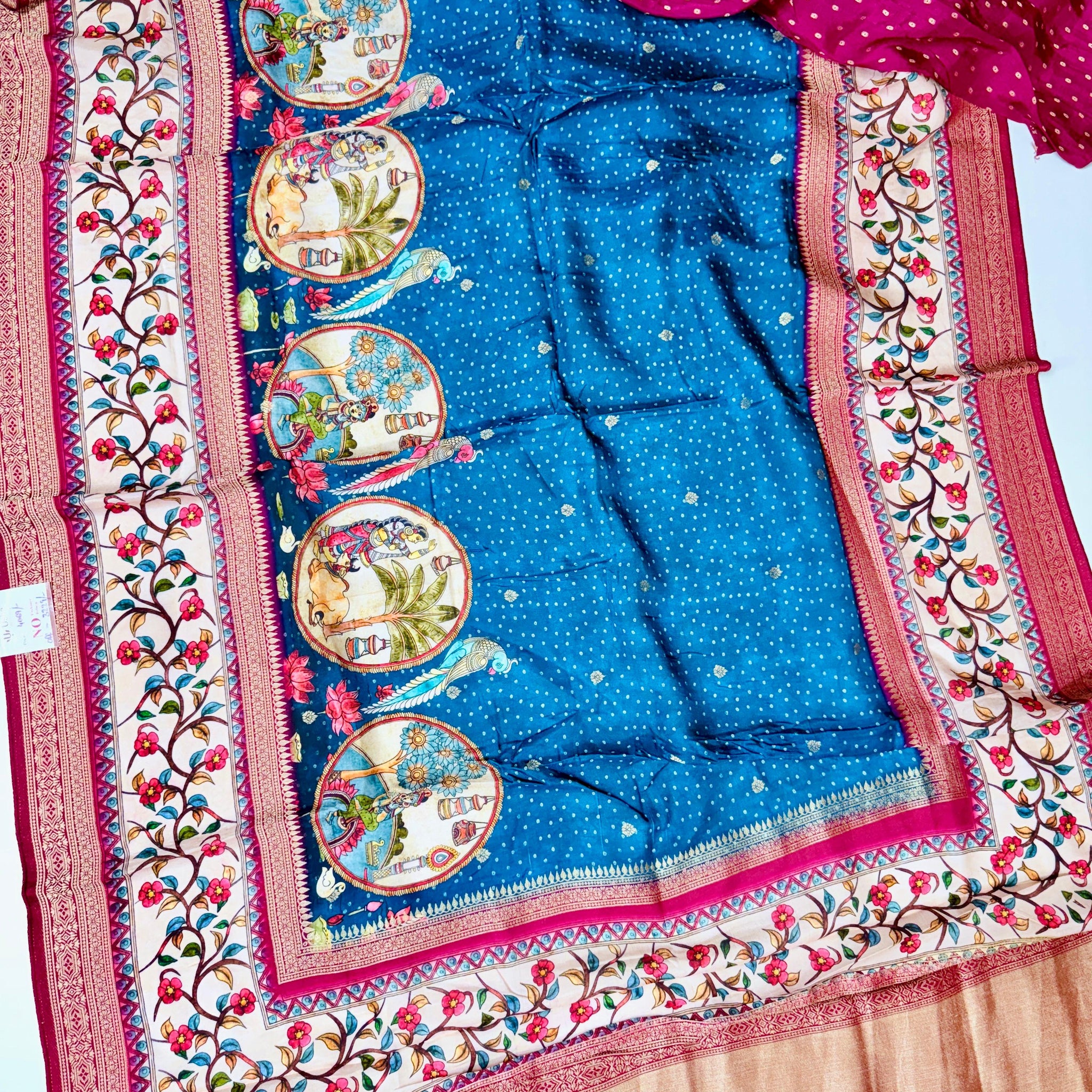 Pure Viscosv Banasari Weaving Sarees