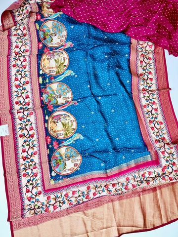 Pure Viscosv Banasari Weaving Sarees