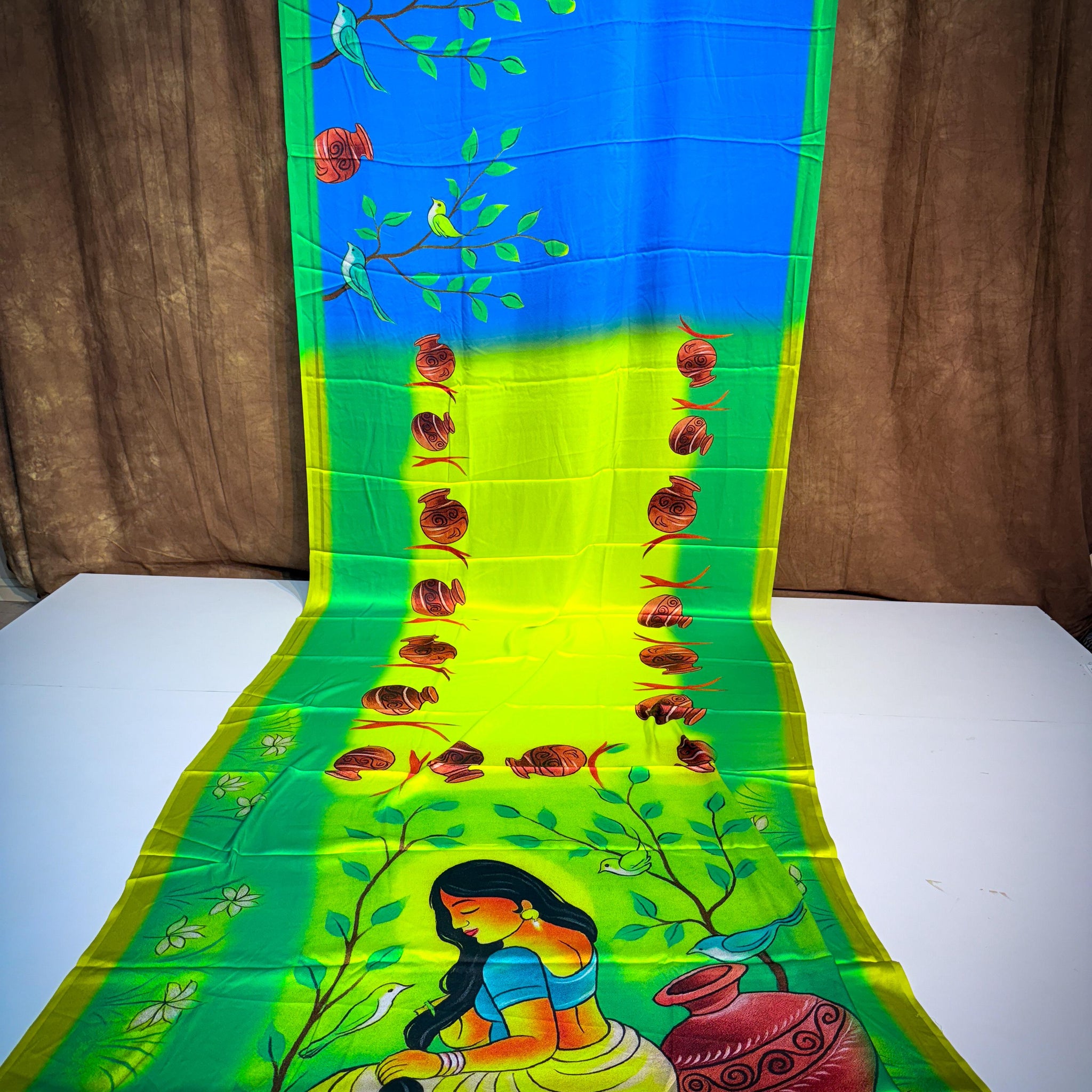 Pure Crape Saree