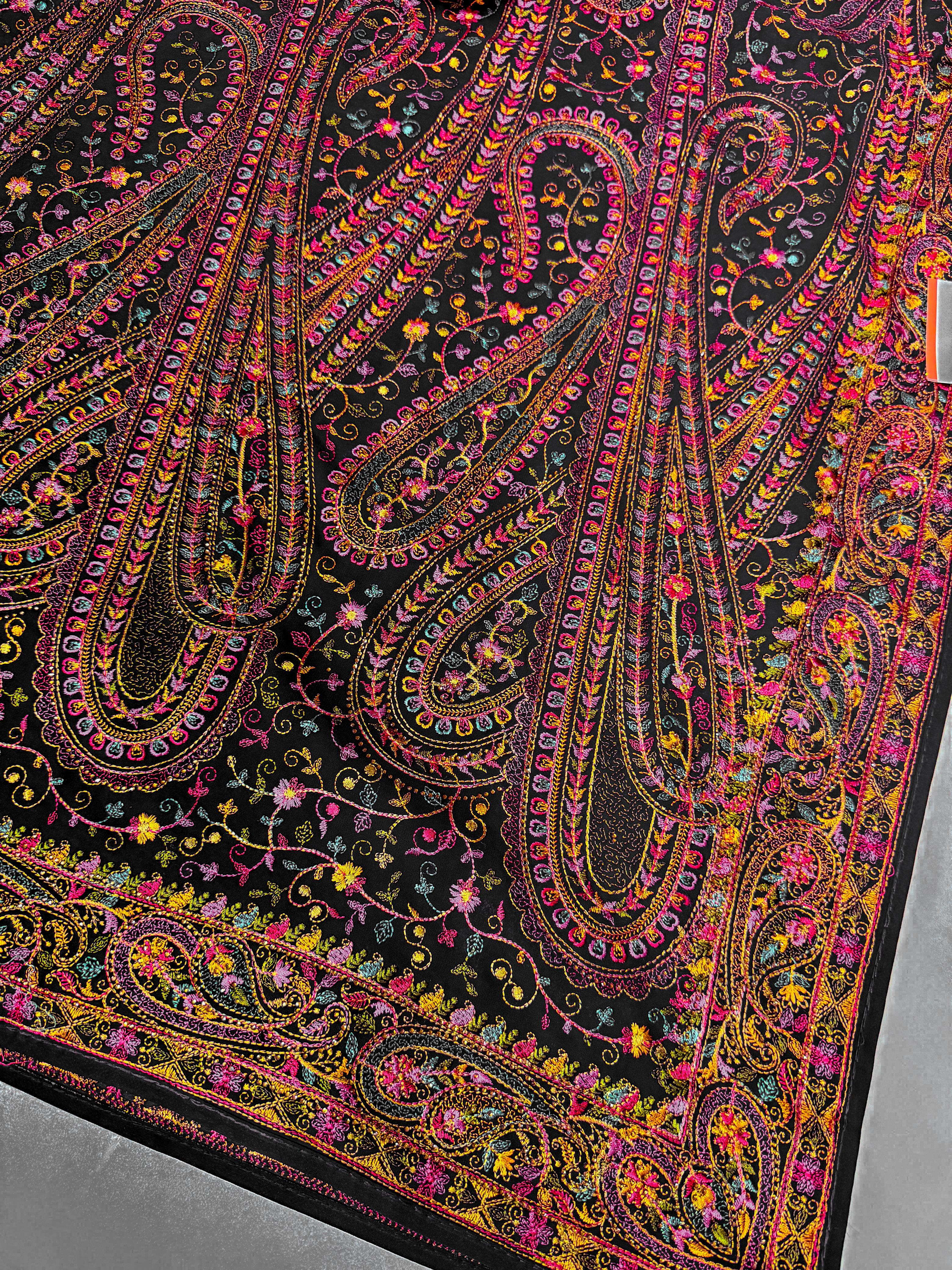 pure Kashmiri work Sarees