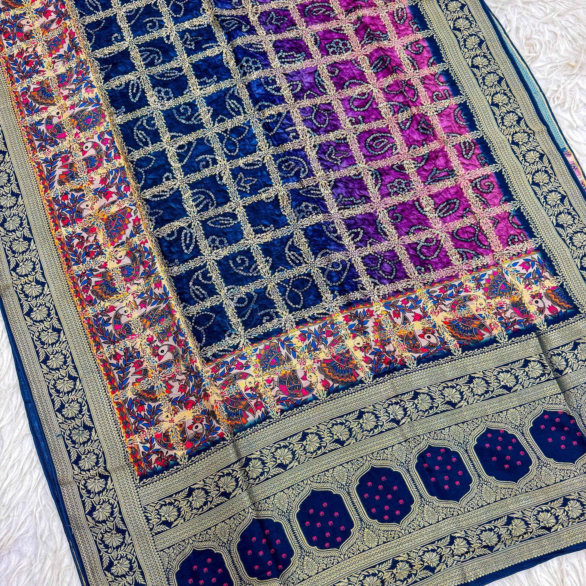 Rajasthani Bandhini Sarees