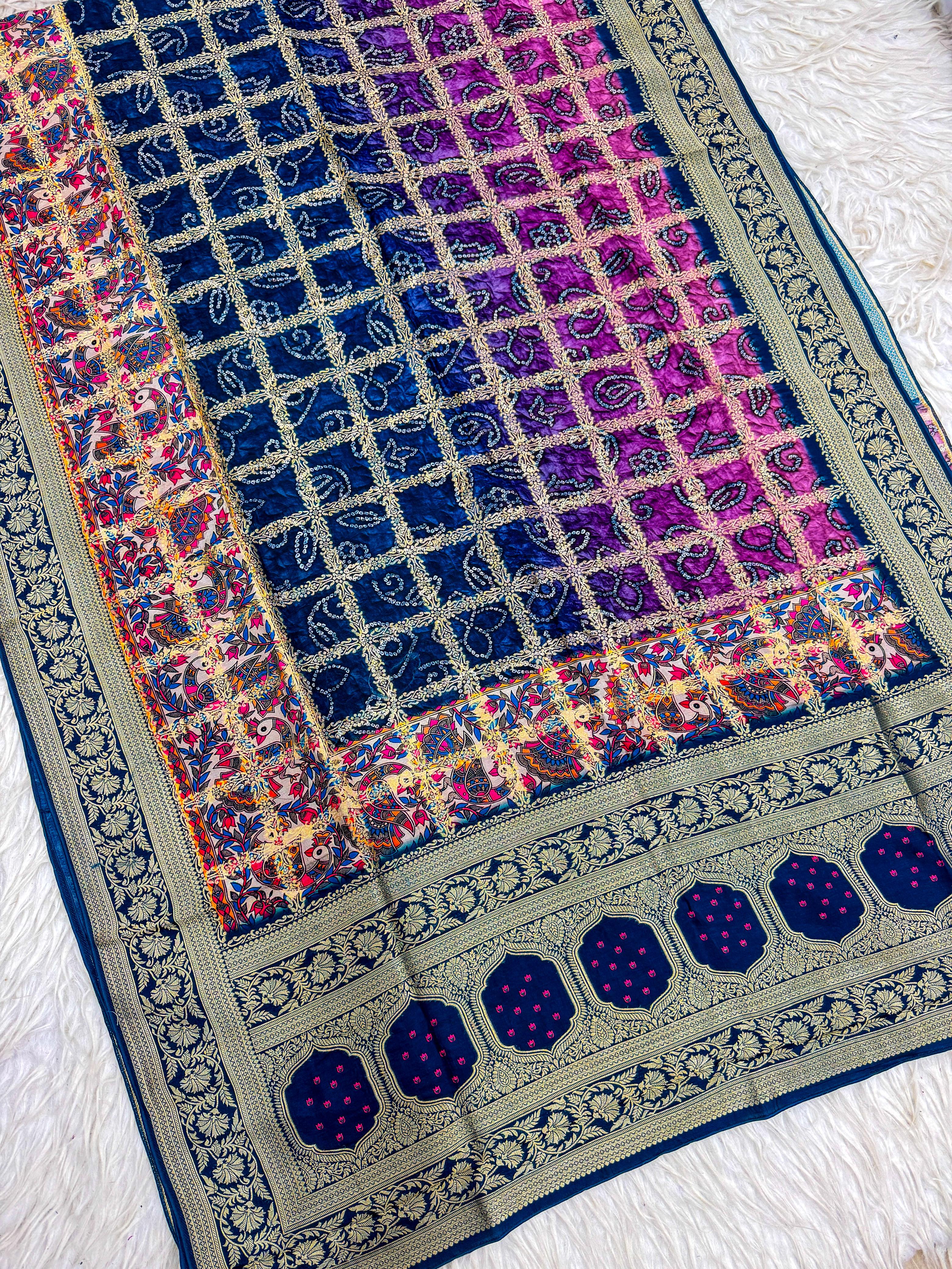 Rajasthani Bandhini Sarees