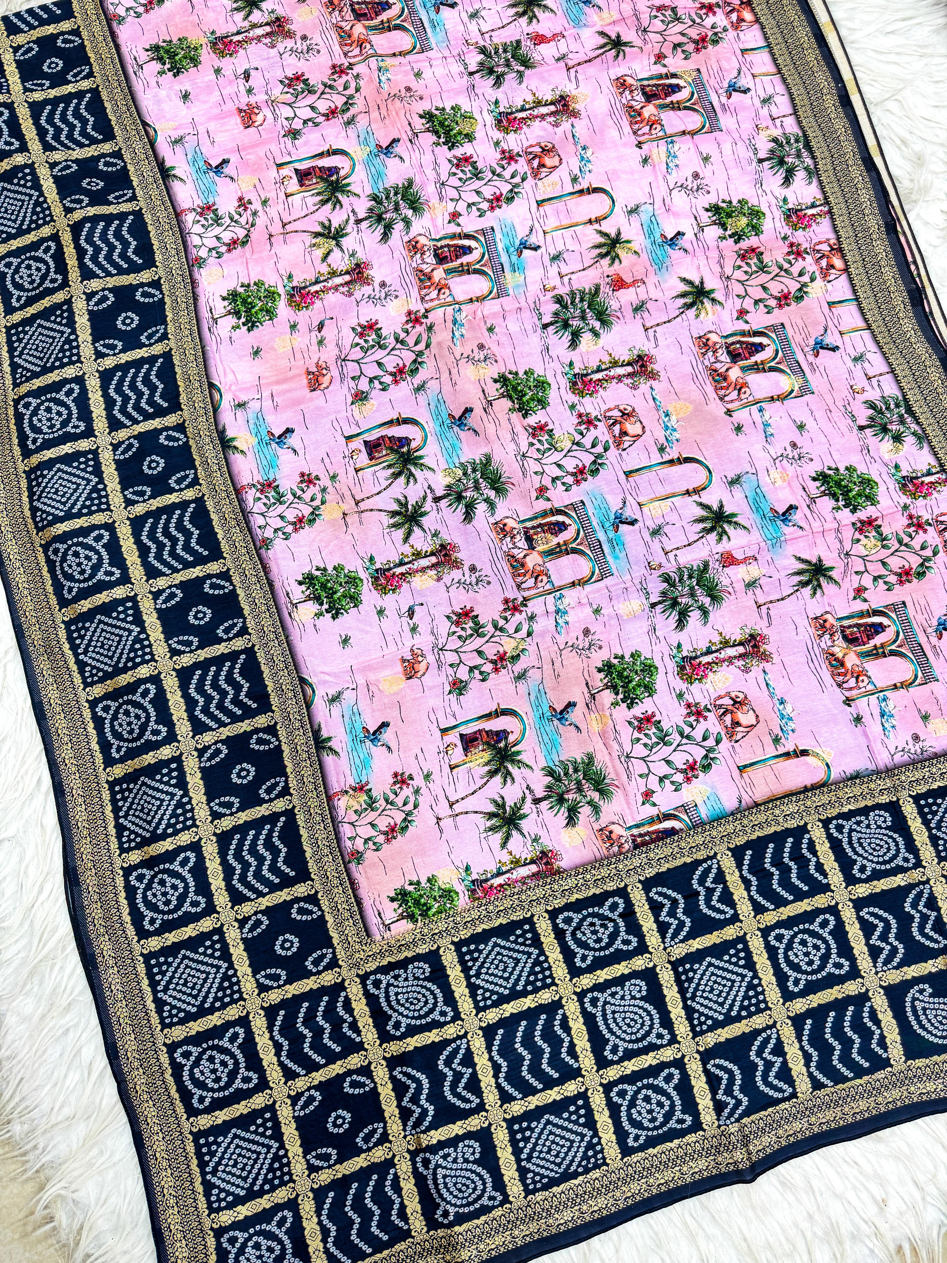 Rajasthani Bandhini Sarees