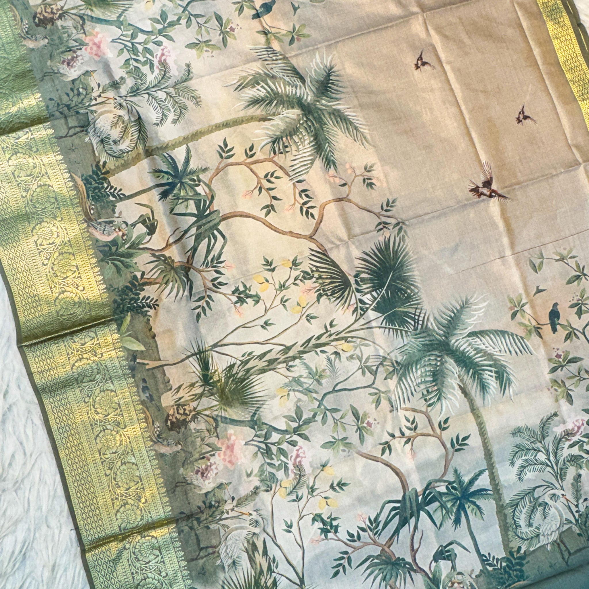 Pure Russian Tussar Sarees