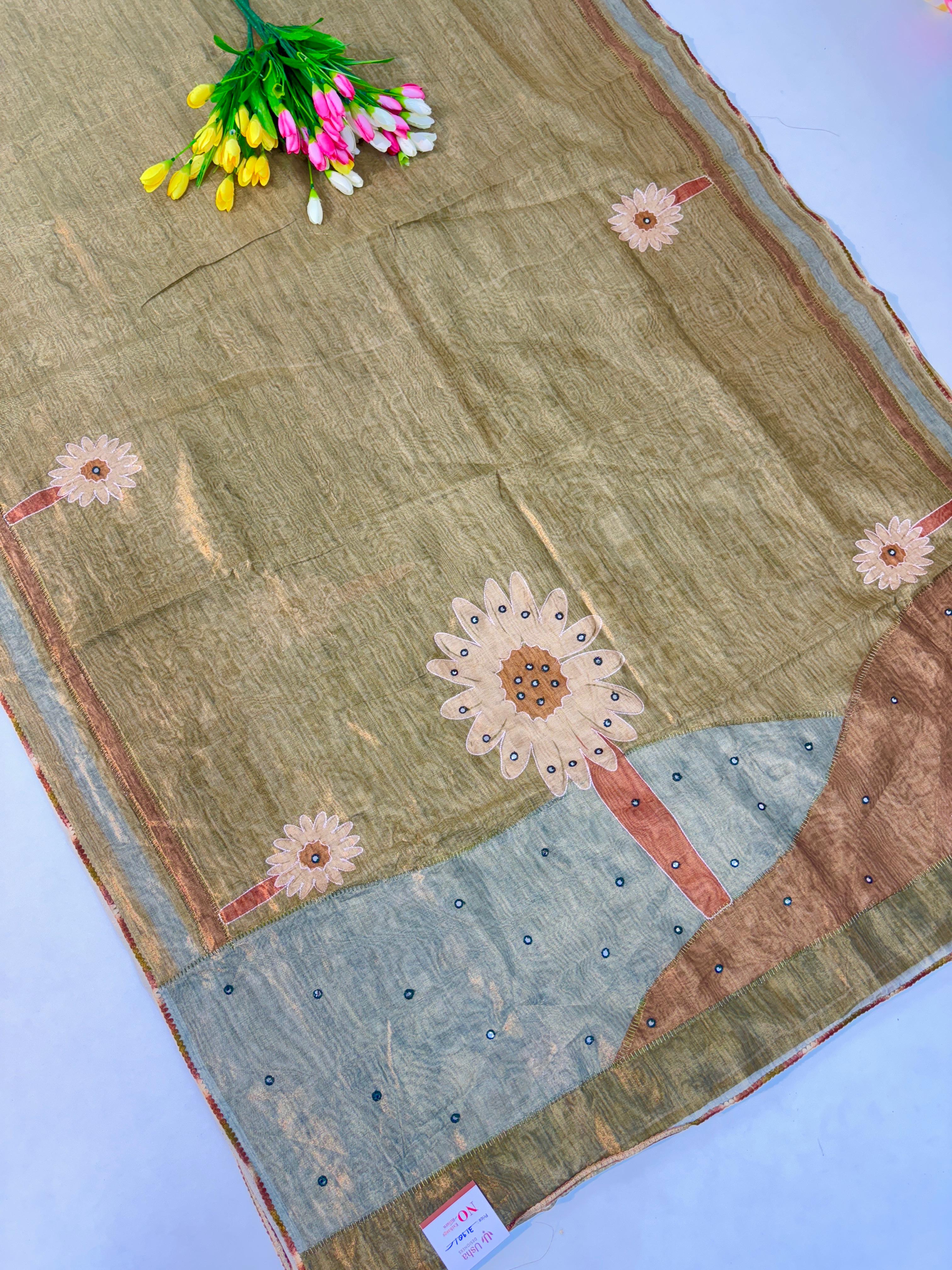 Cotton Tissue Sarees
